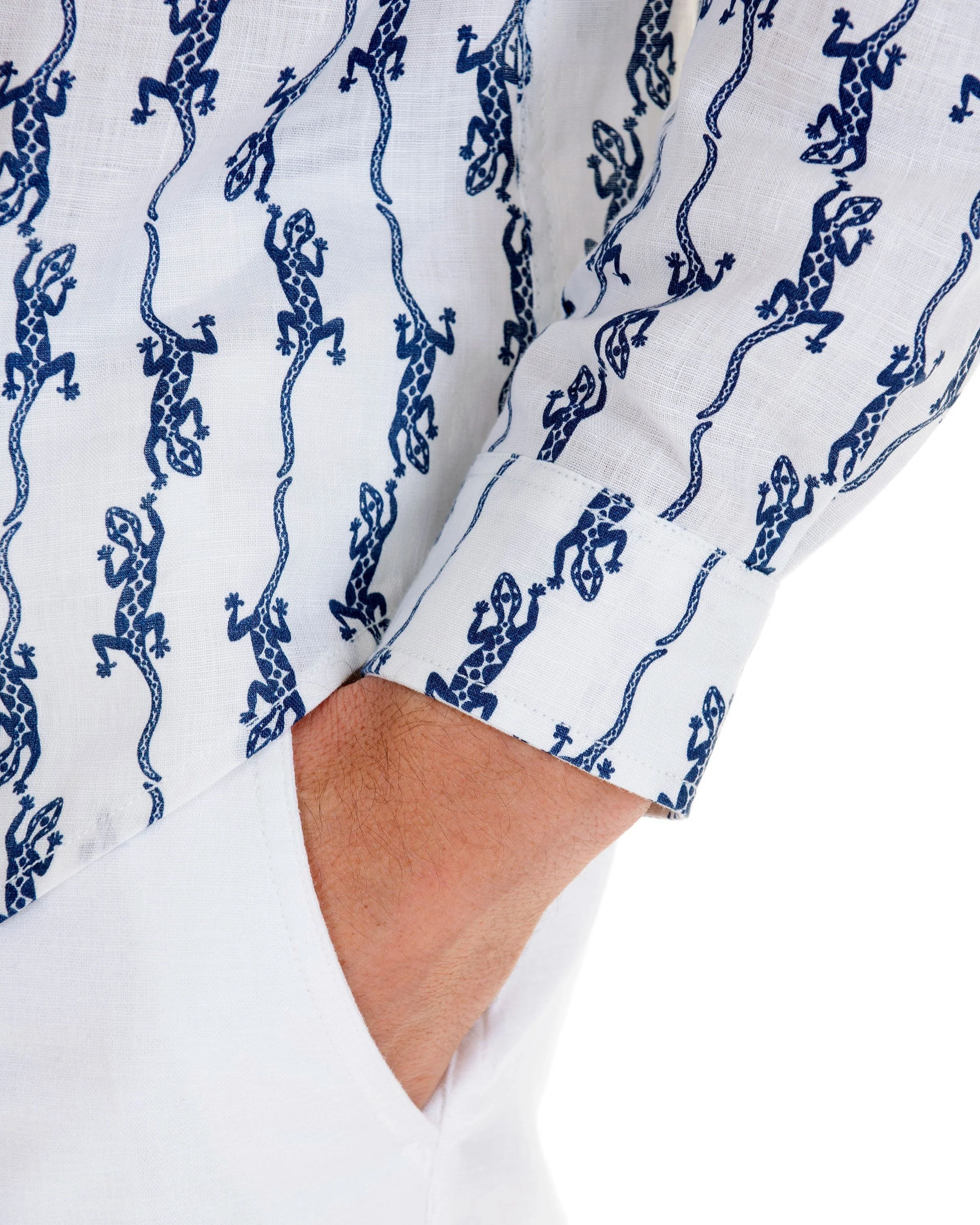 Linen Shirt GECKO - Image 8