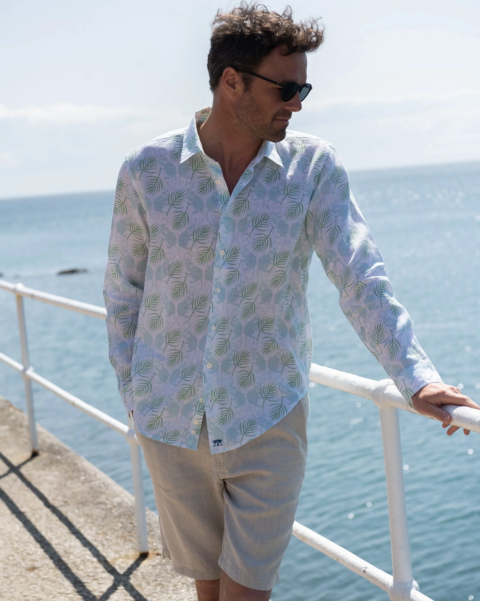 Linen Shirt MONKEY & PALMS - Image 4