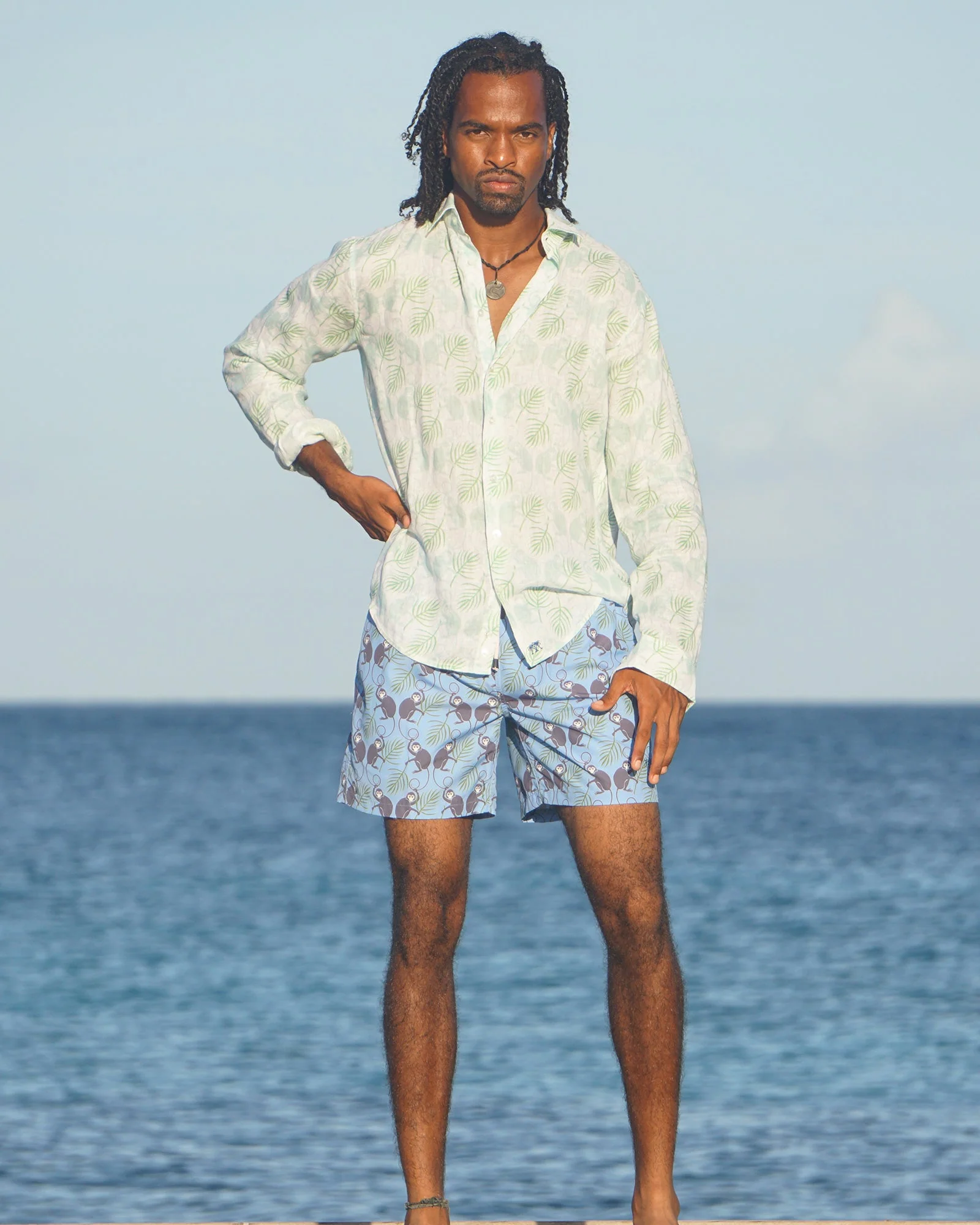 Swim Shorts MONKEY & PALMS - Image 3