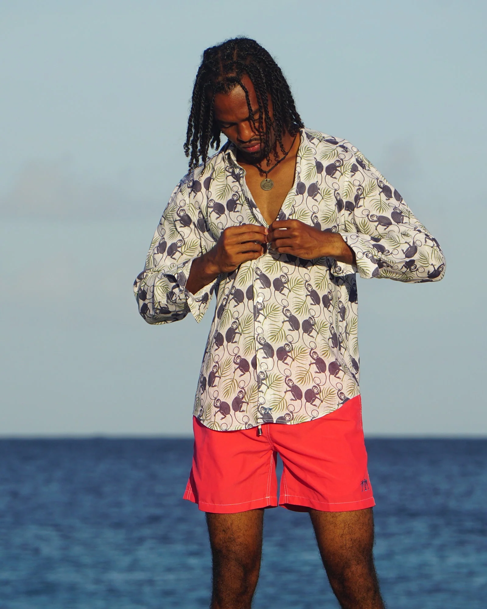 Linen Shirt MONKEY & PALMS - Image 6