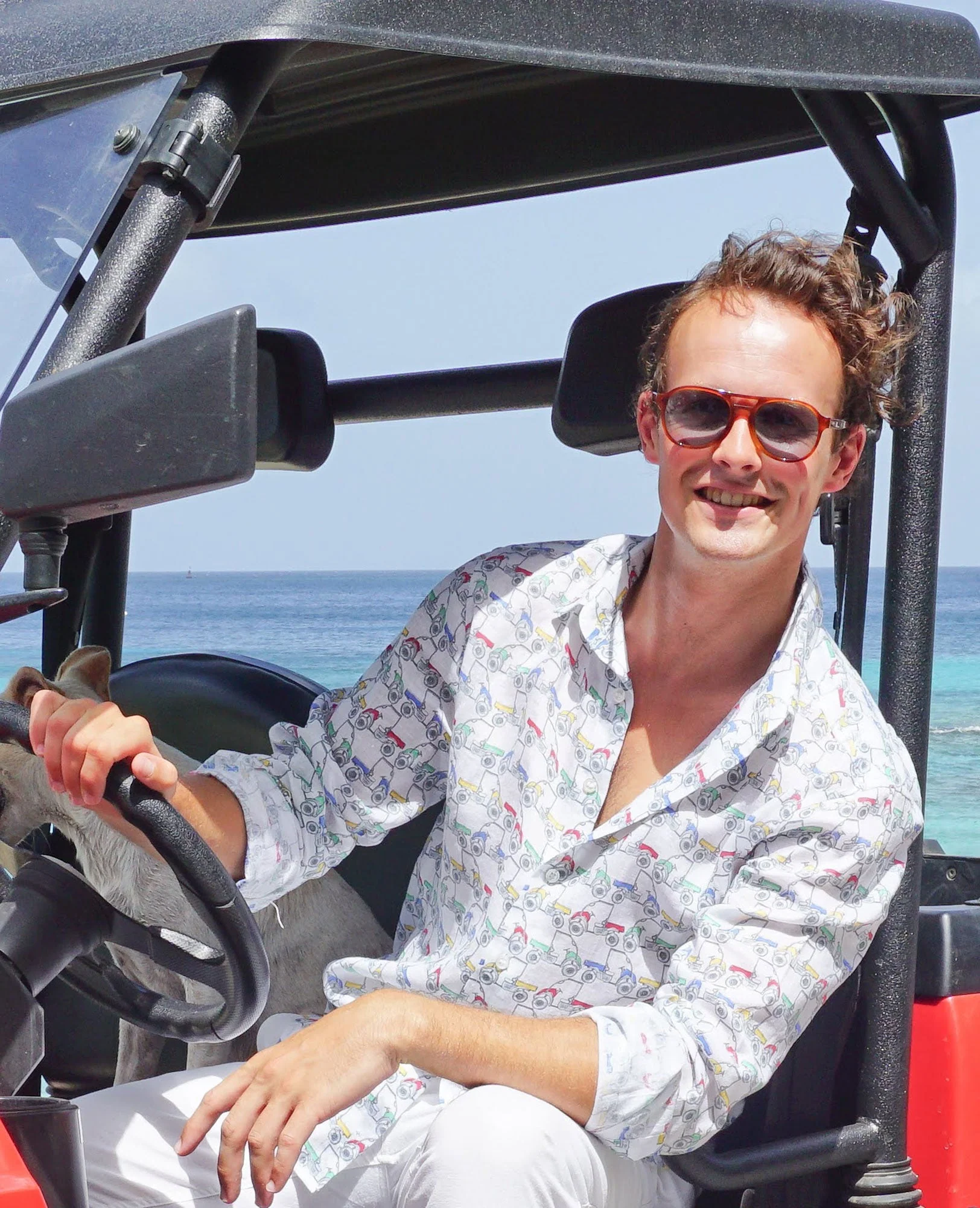 Linen Shirt  MUSTIQUE MULE - Image 2