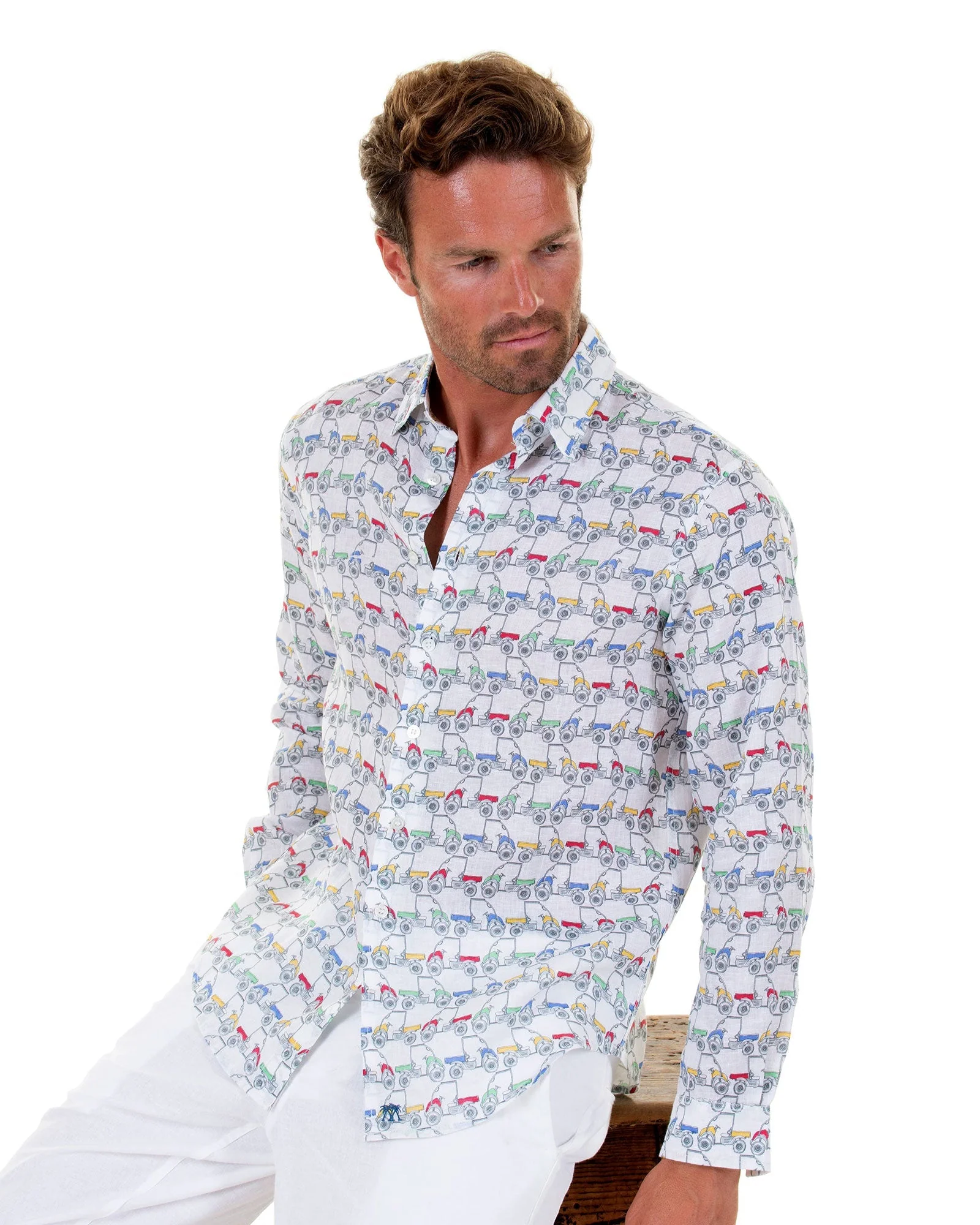 Linen Shirt  MUSTIQUE MULE - Image 5