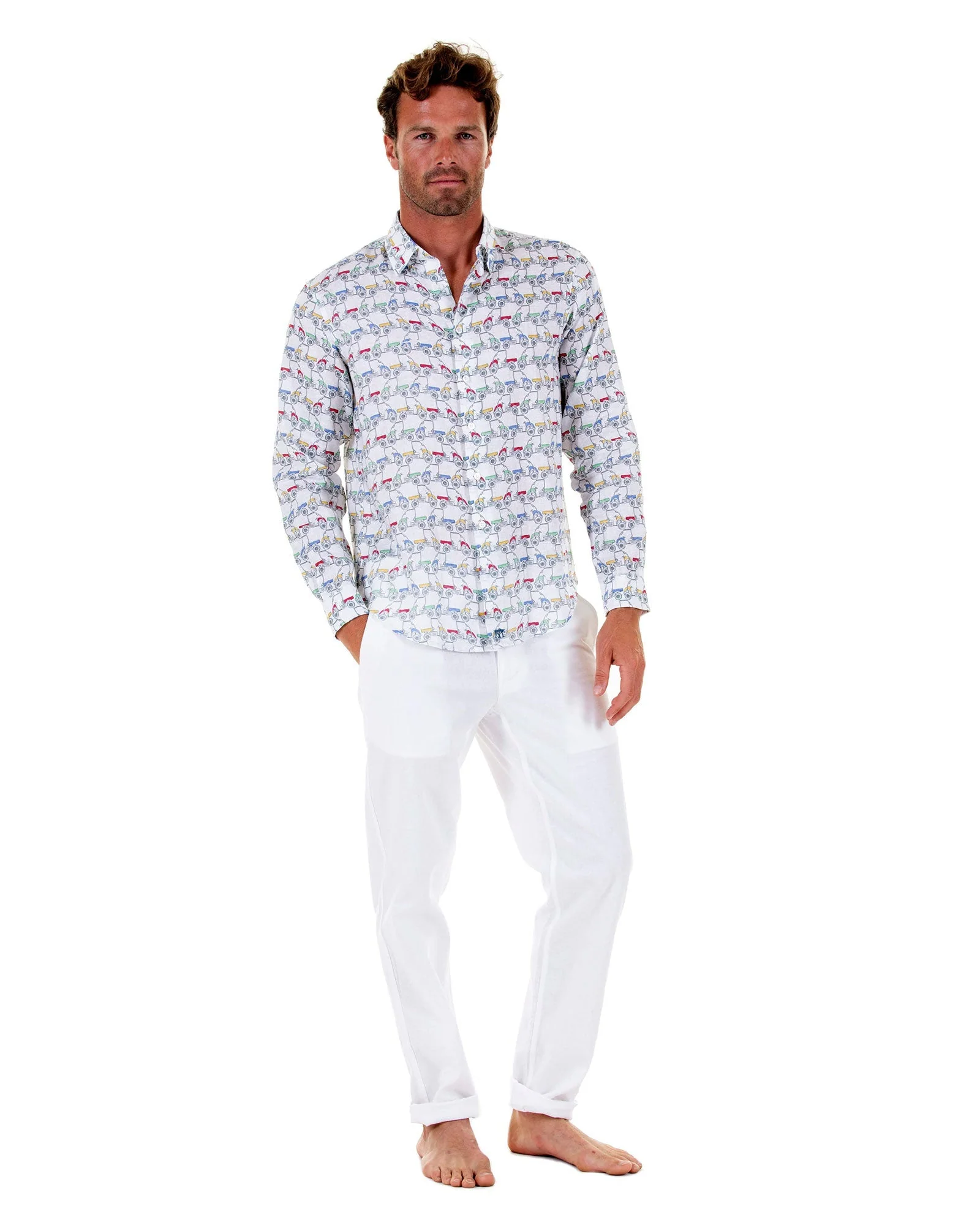 Linen Shirt  MUSTIQUE MULE - Image 6