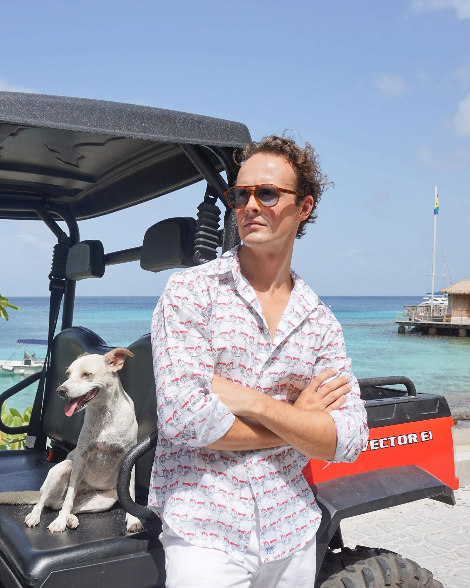 Linen Shirt  MUSTIQUE MULE - Image 3