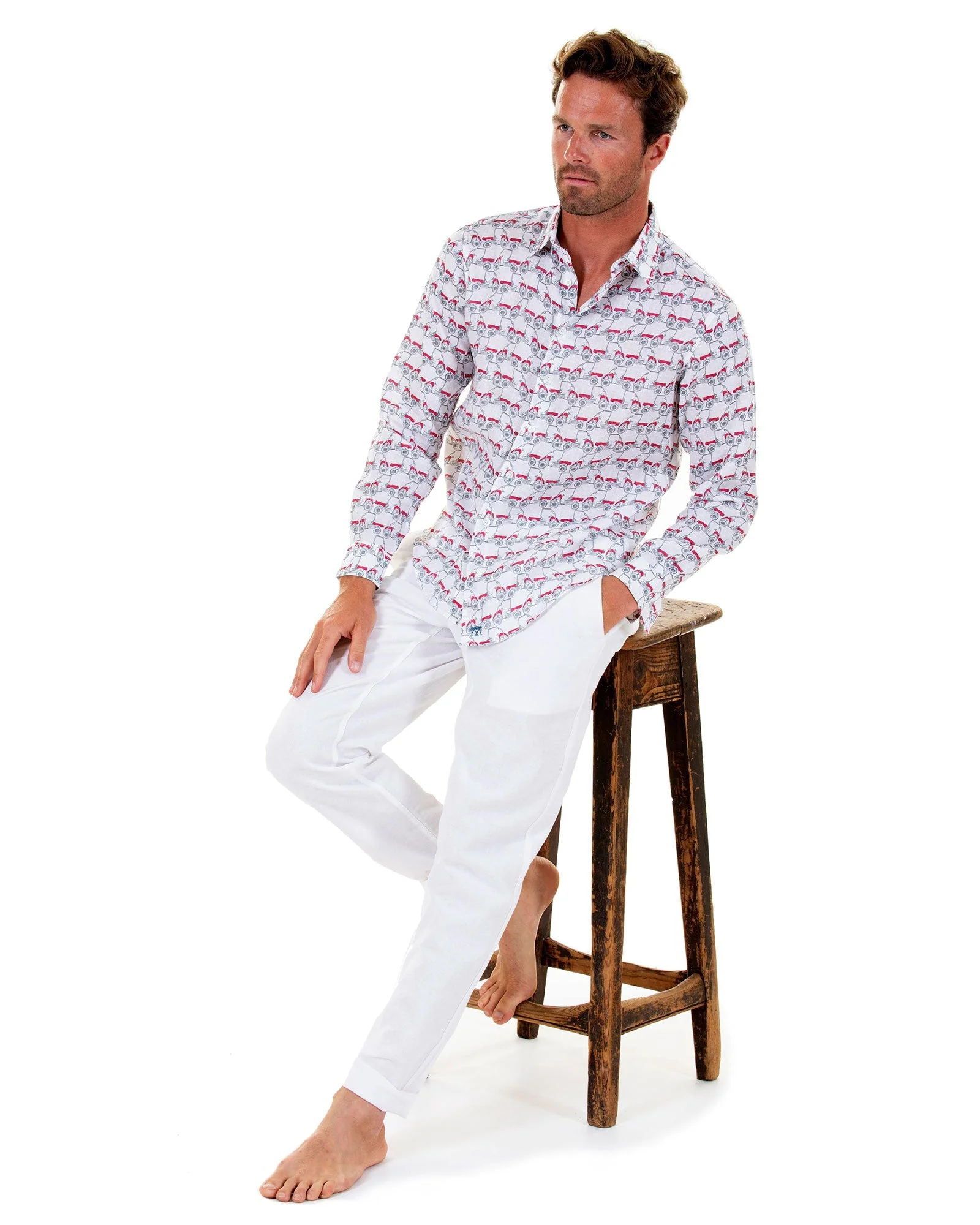 Linen Shirt  MUSTIQUE MULE - Image 6