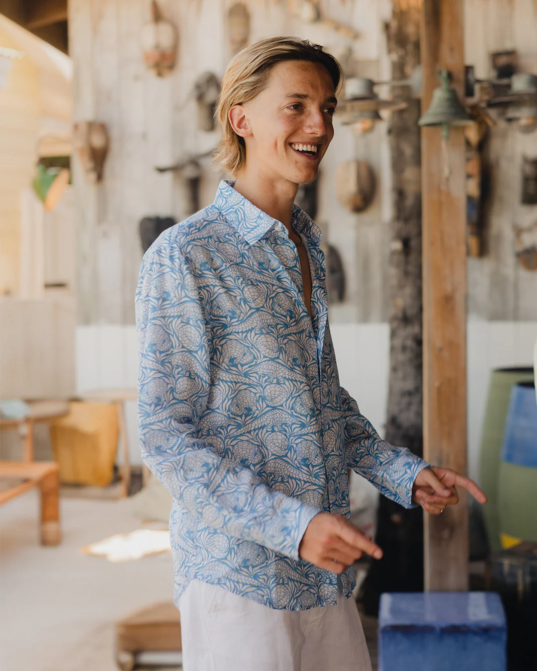 Linen Shirt PANGOLIN - Image 3