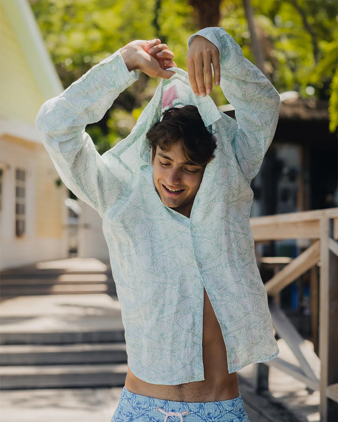 Linen Shirt PANGOLIN - Image 3
