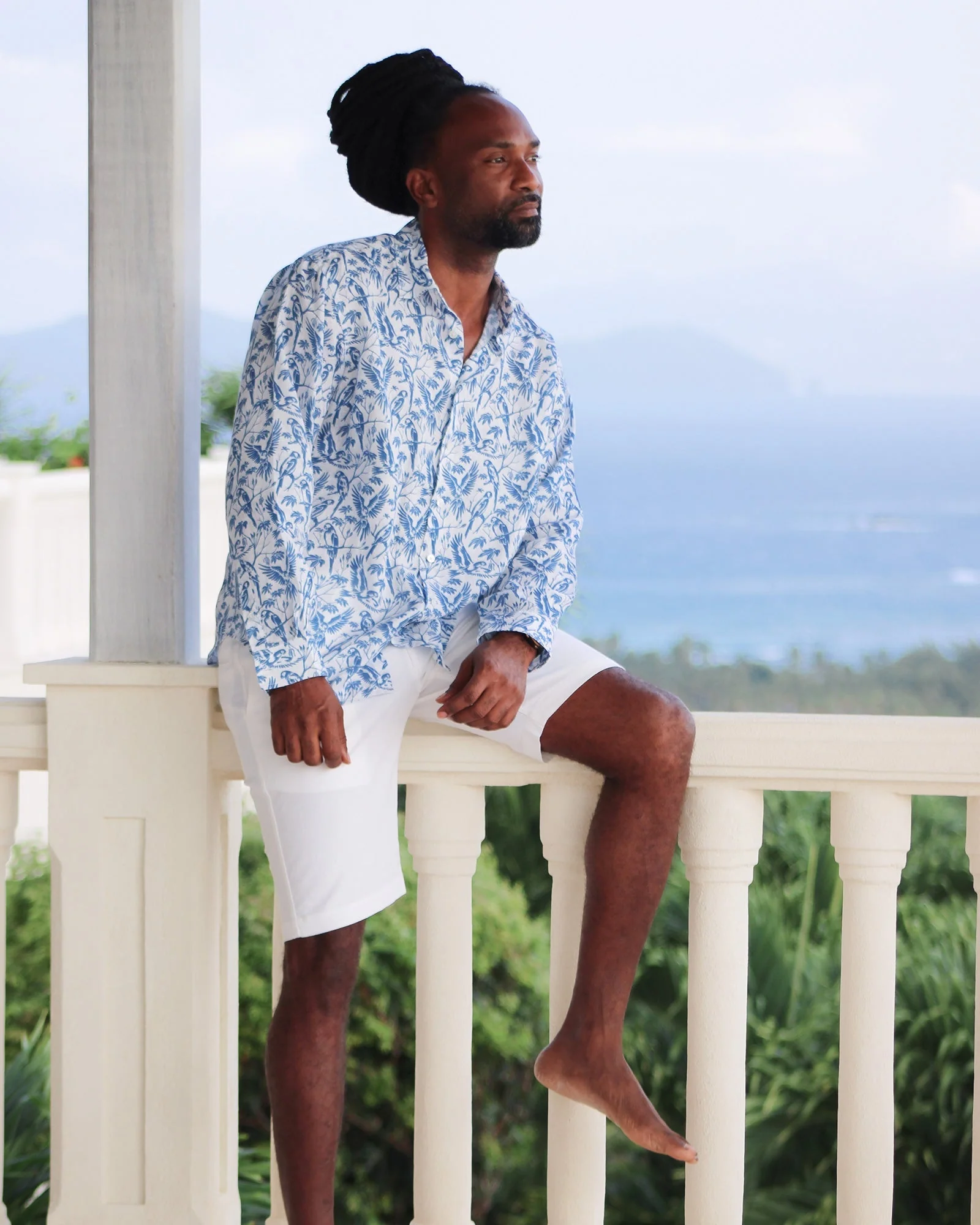 Linen Shirt PARROT - Image 3