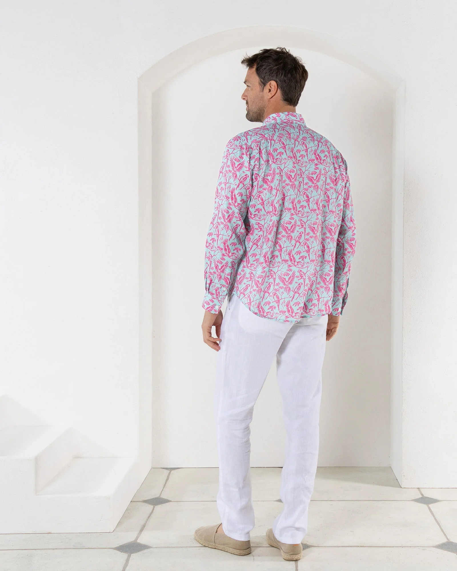 Linen Shirt PARROT - Image 10