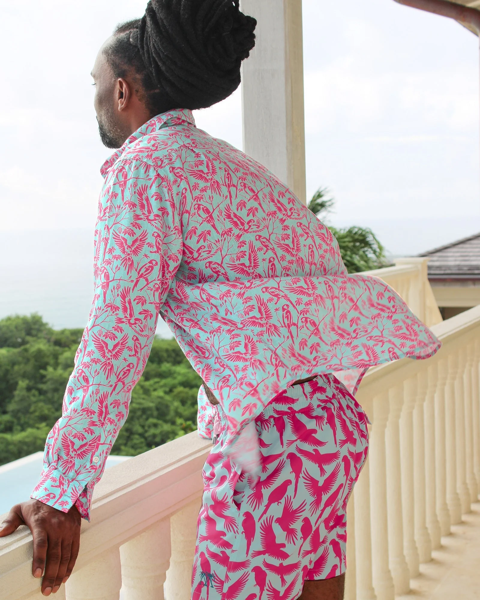 Linen Shirt PARROT - Image 6