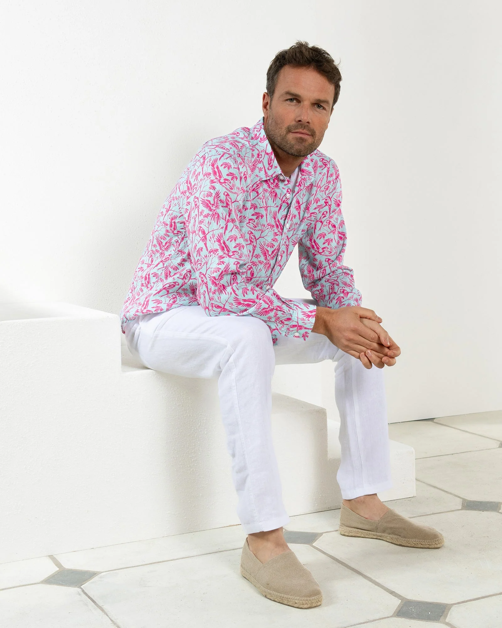 Linen Shirt PARROT - Image 7