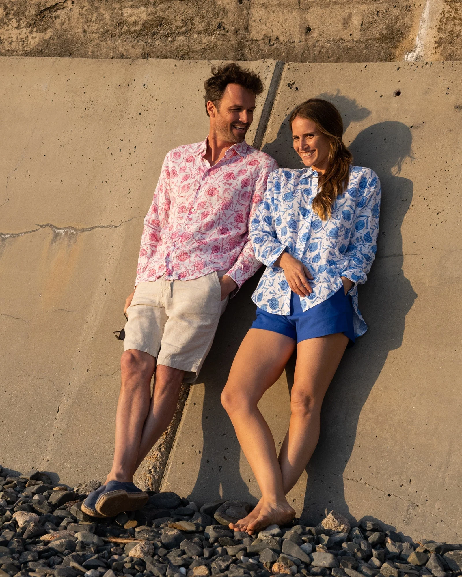 Linen Shirt POMEGRANATE - Image 3