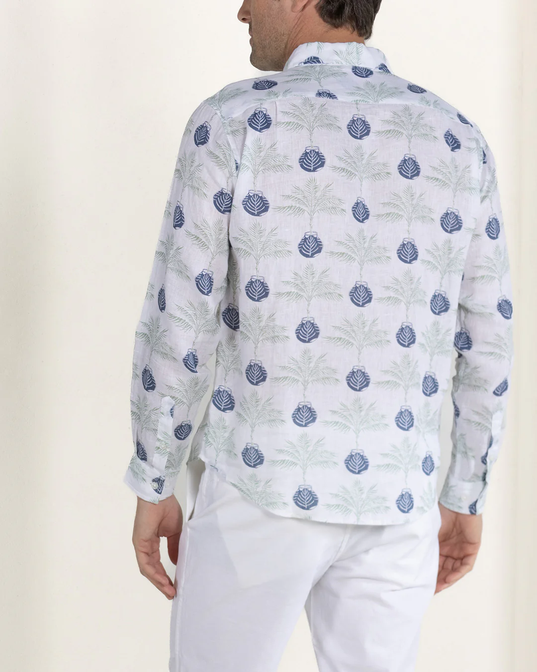 Linen Shirt POTTED PALM - Image 12