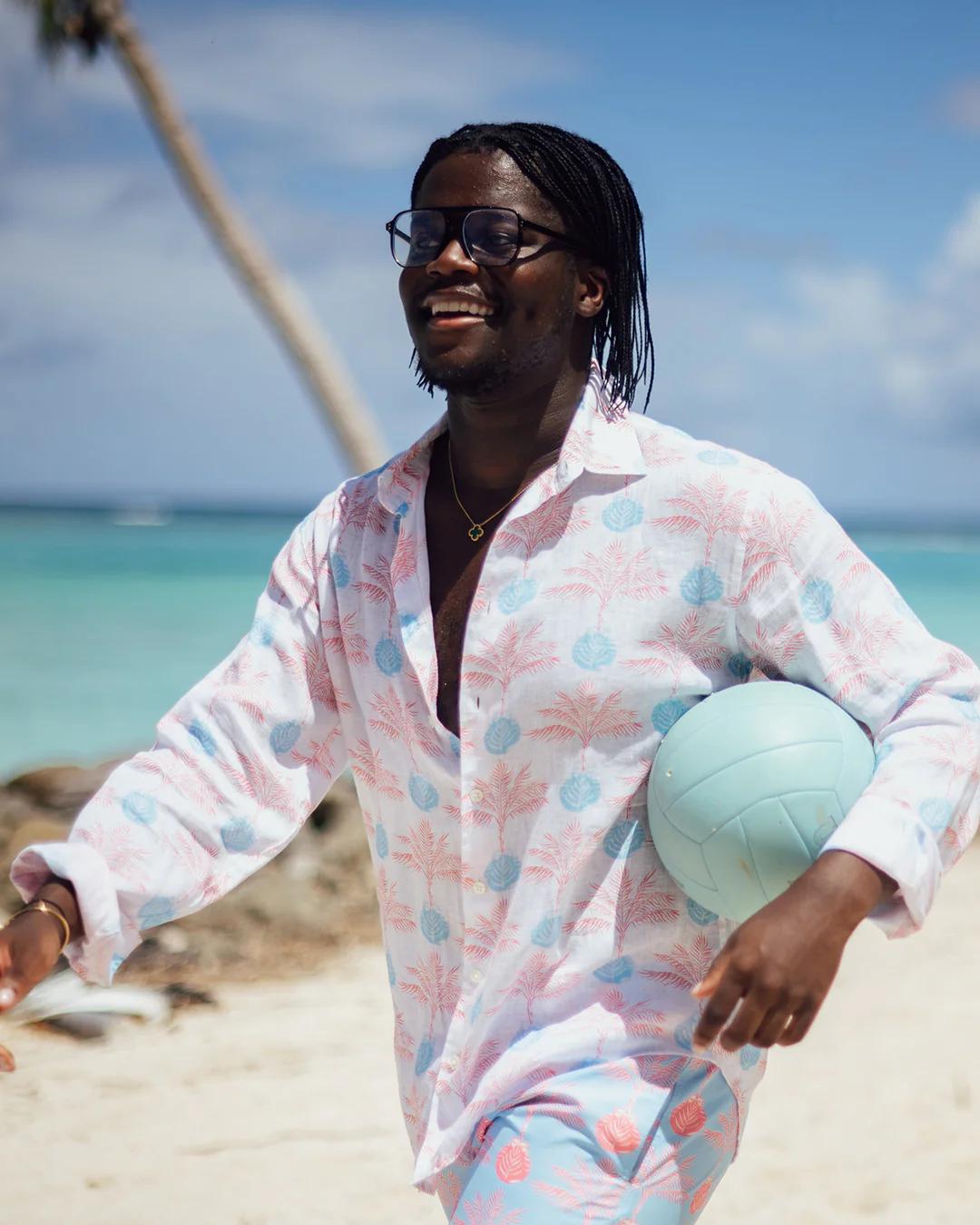 Linen Shirt POTTED PALM - Image 3