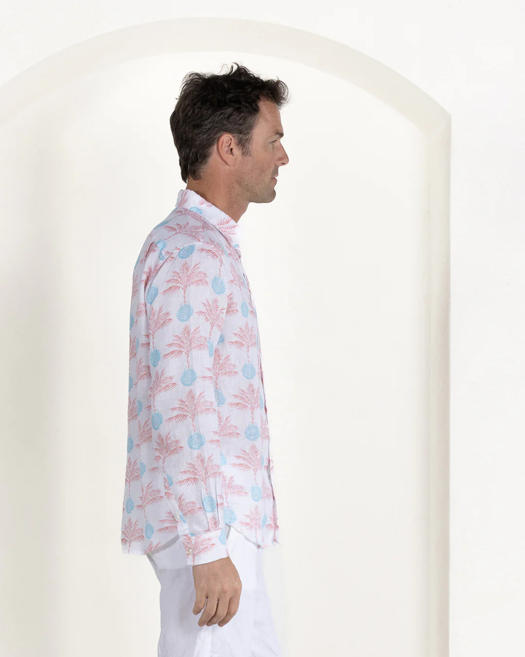 Linen Shirt POTTED PALM - Image 9