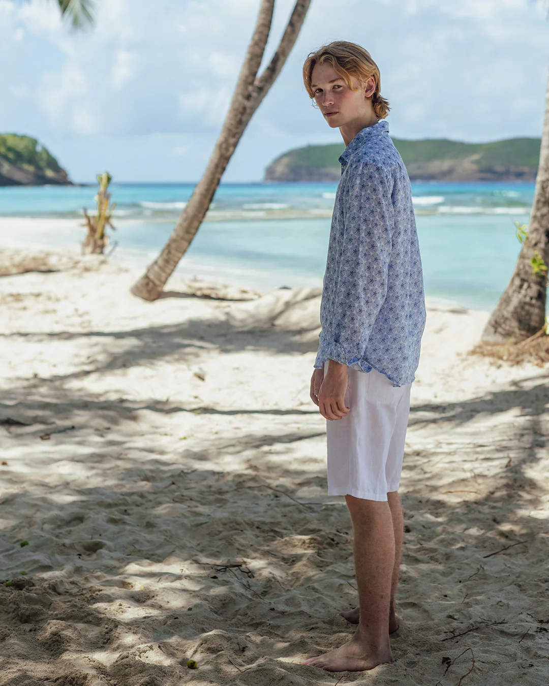 Linen Shirt SAND DOLLAR - Image 4