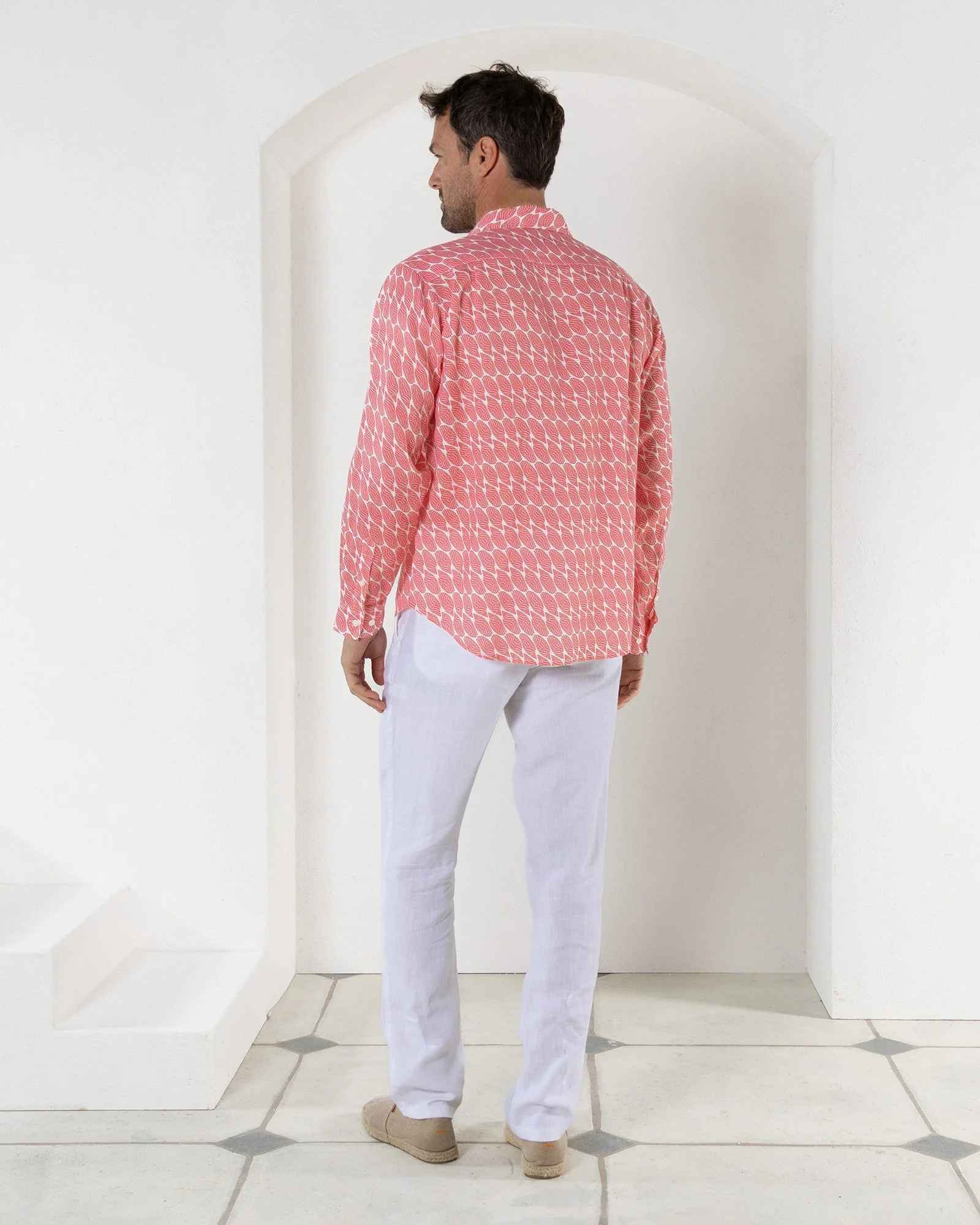 Linen Shirt STRIPED SHELL - Image 10
