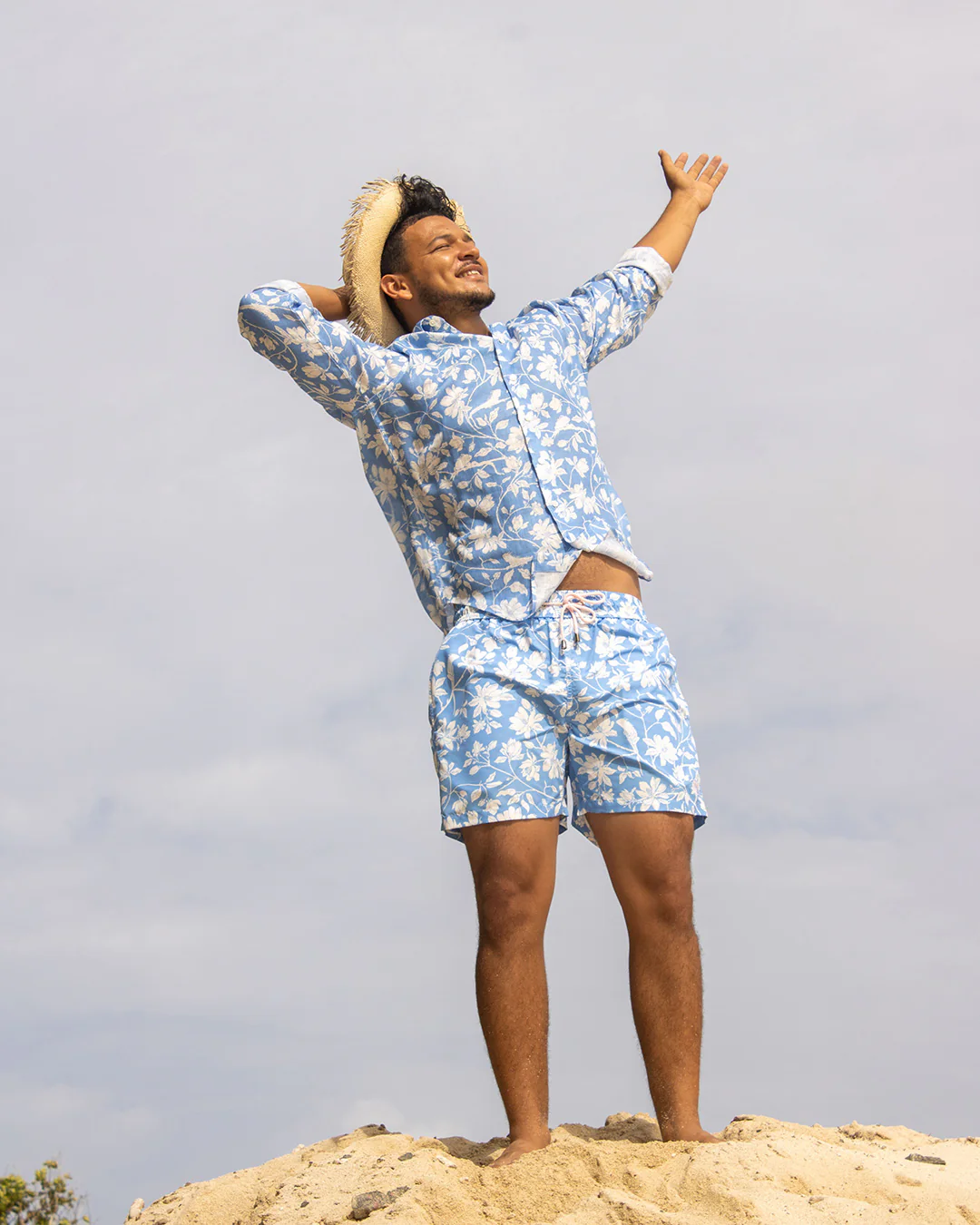 Mens Linen Shirt IGUANA - Image 5