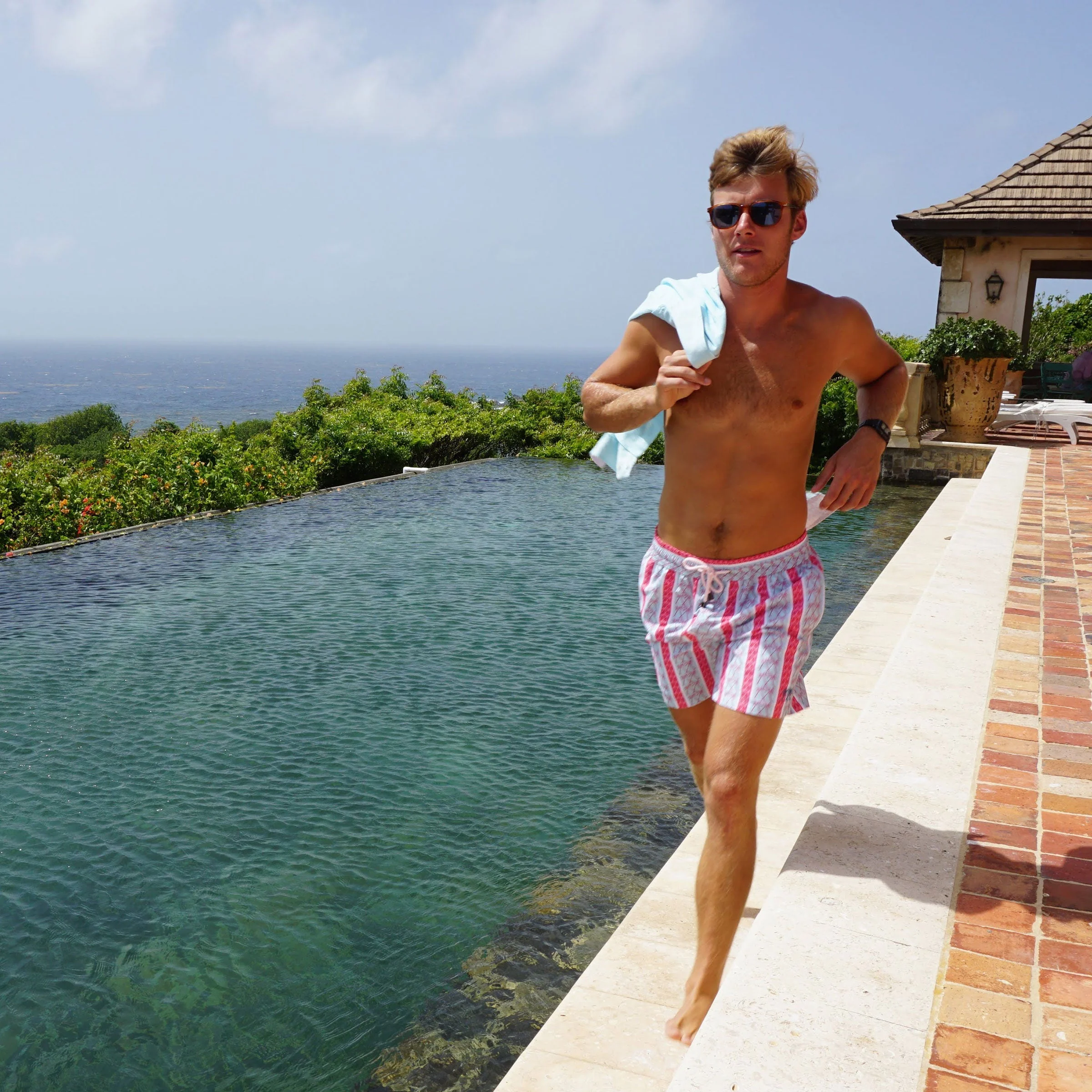 Swim Shorts PALM STRIPE - Image 5
