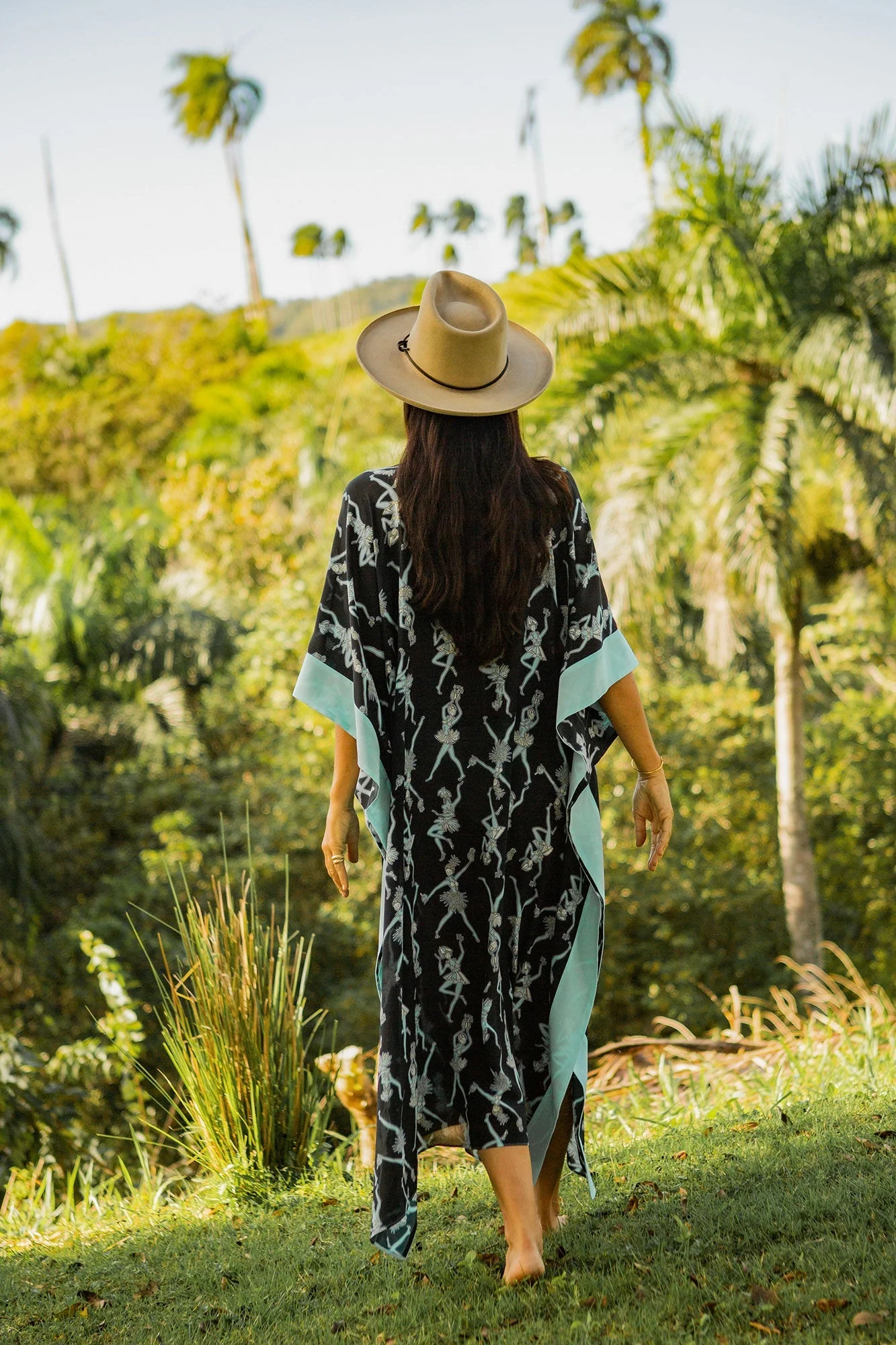 Silk Samantha Kaftan FRUIT PUNCH - Image 5