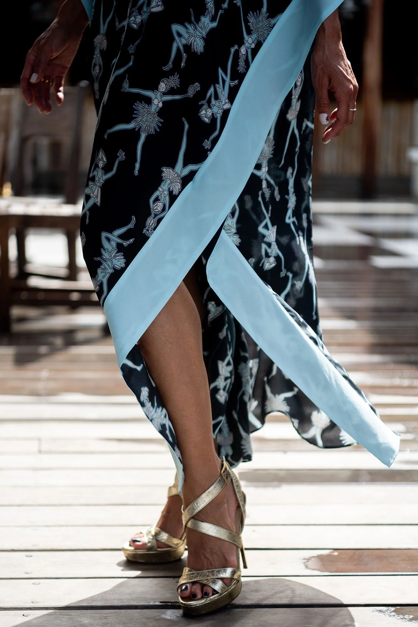 Silk Samantha Kaftan FRUIT PUNCH - Image 7