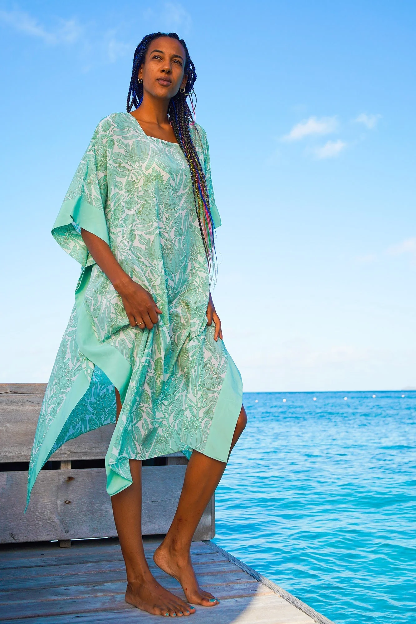 Silk Samantha Kaftan PROTEA - Image 4
