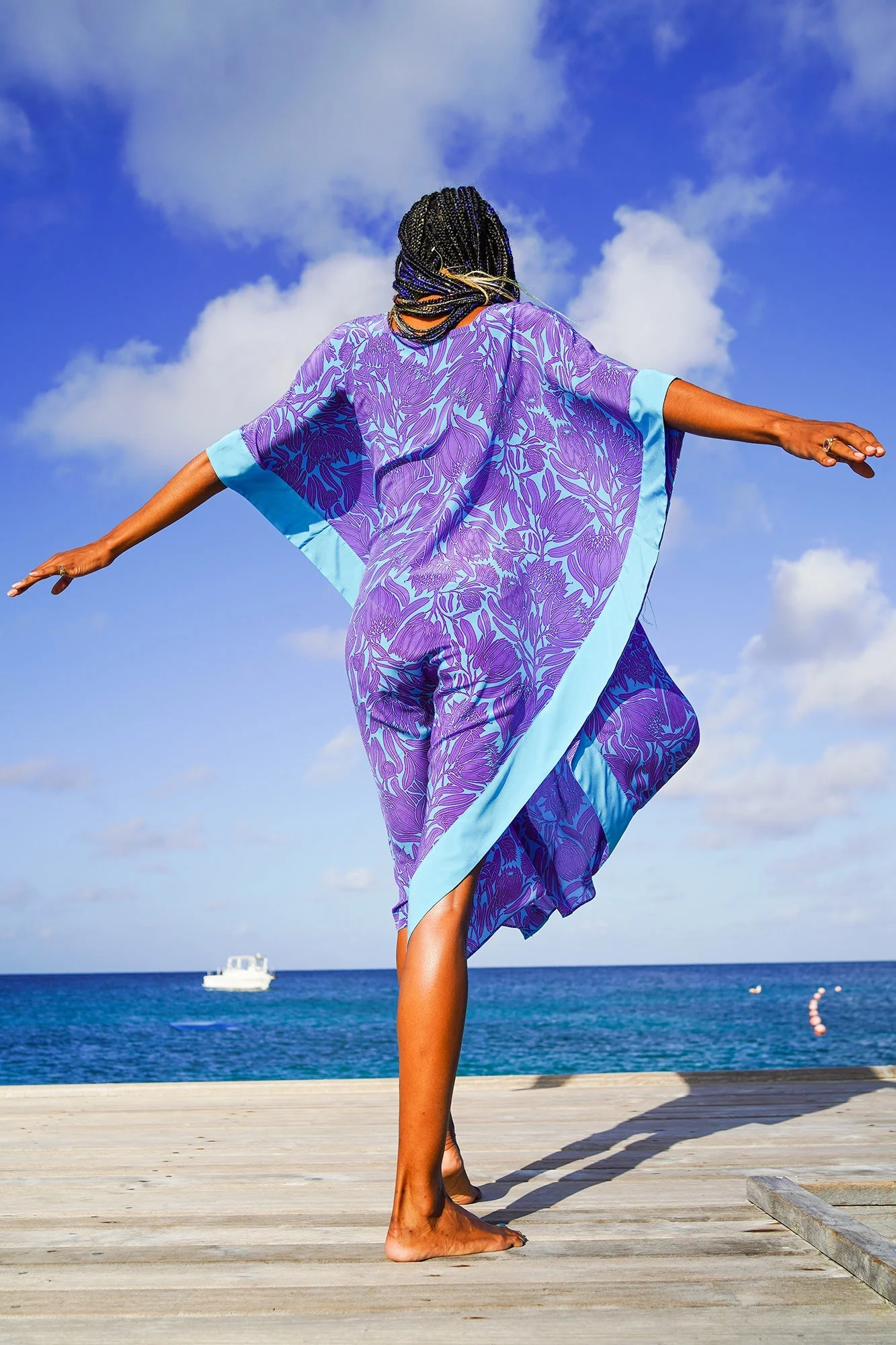 Silk Samantha Kaftan PROTEA - Image 3