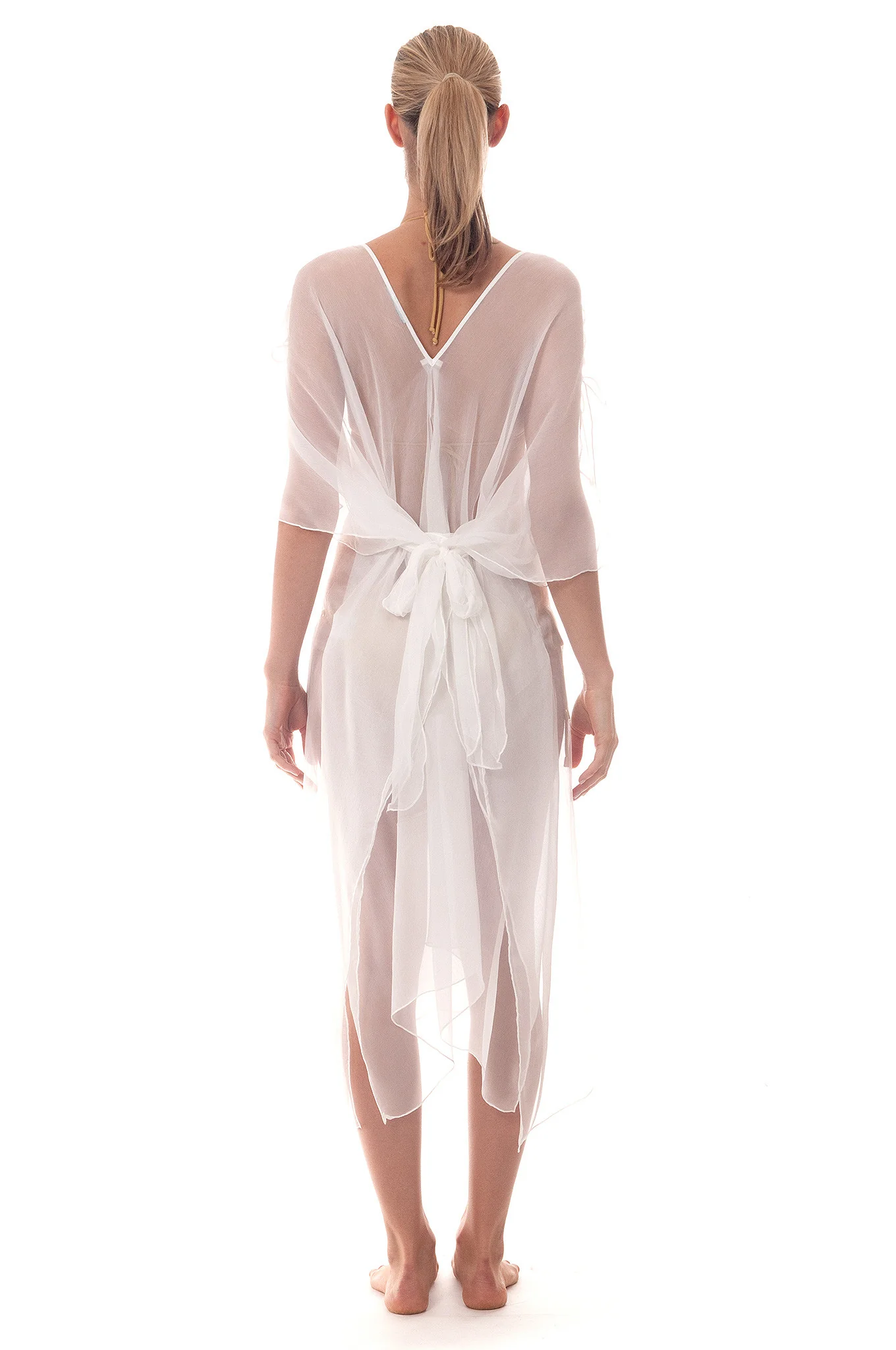 Silk Chiffon Ellie Kaftan - Image 5
