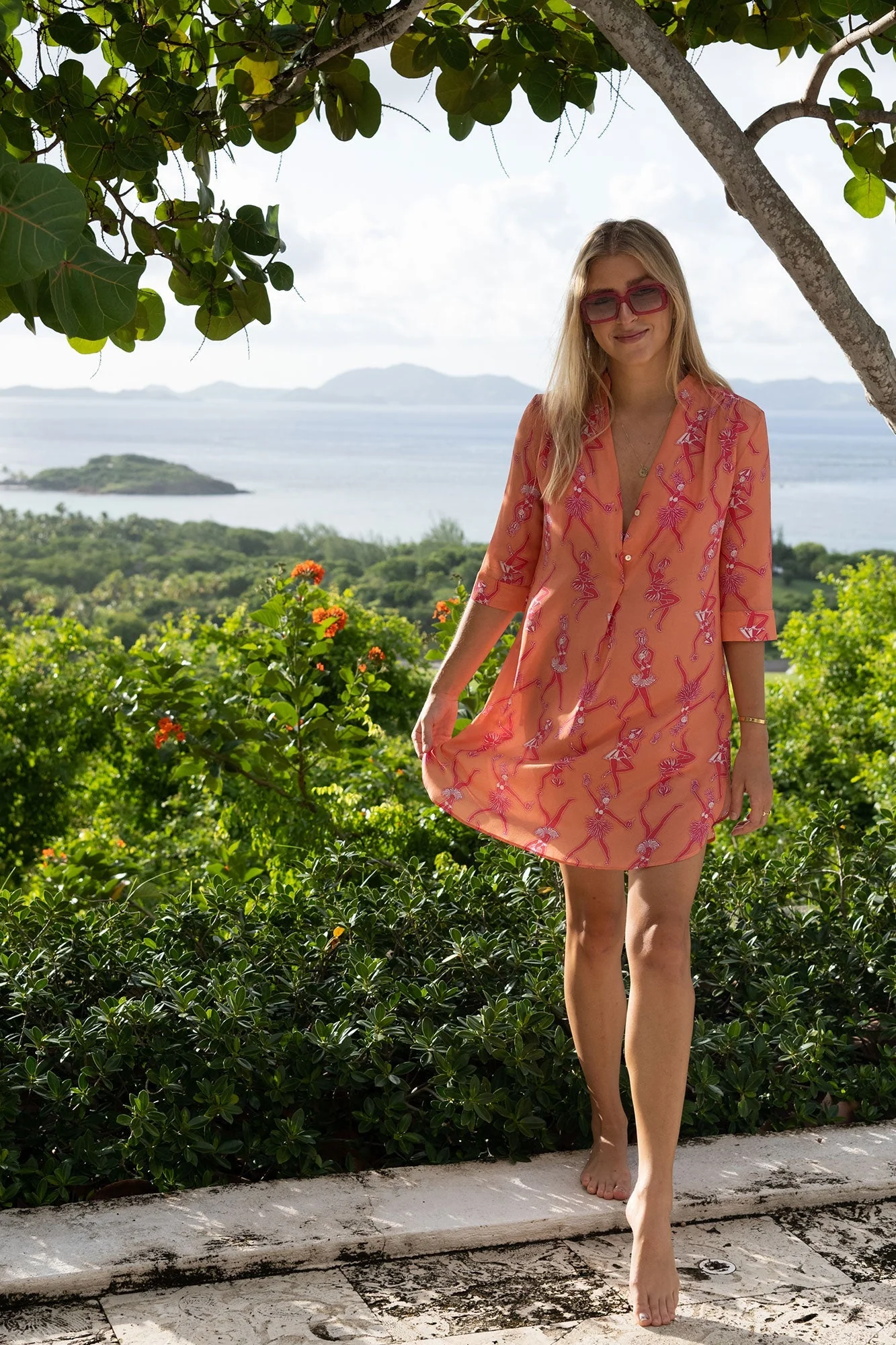 Silk Decima Dress FRUIT PUNCH - Image 10