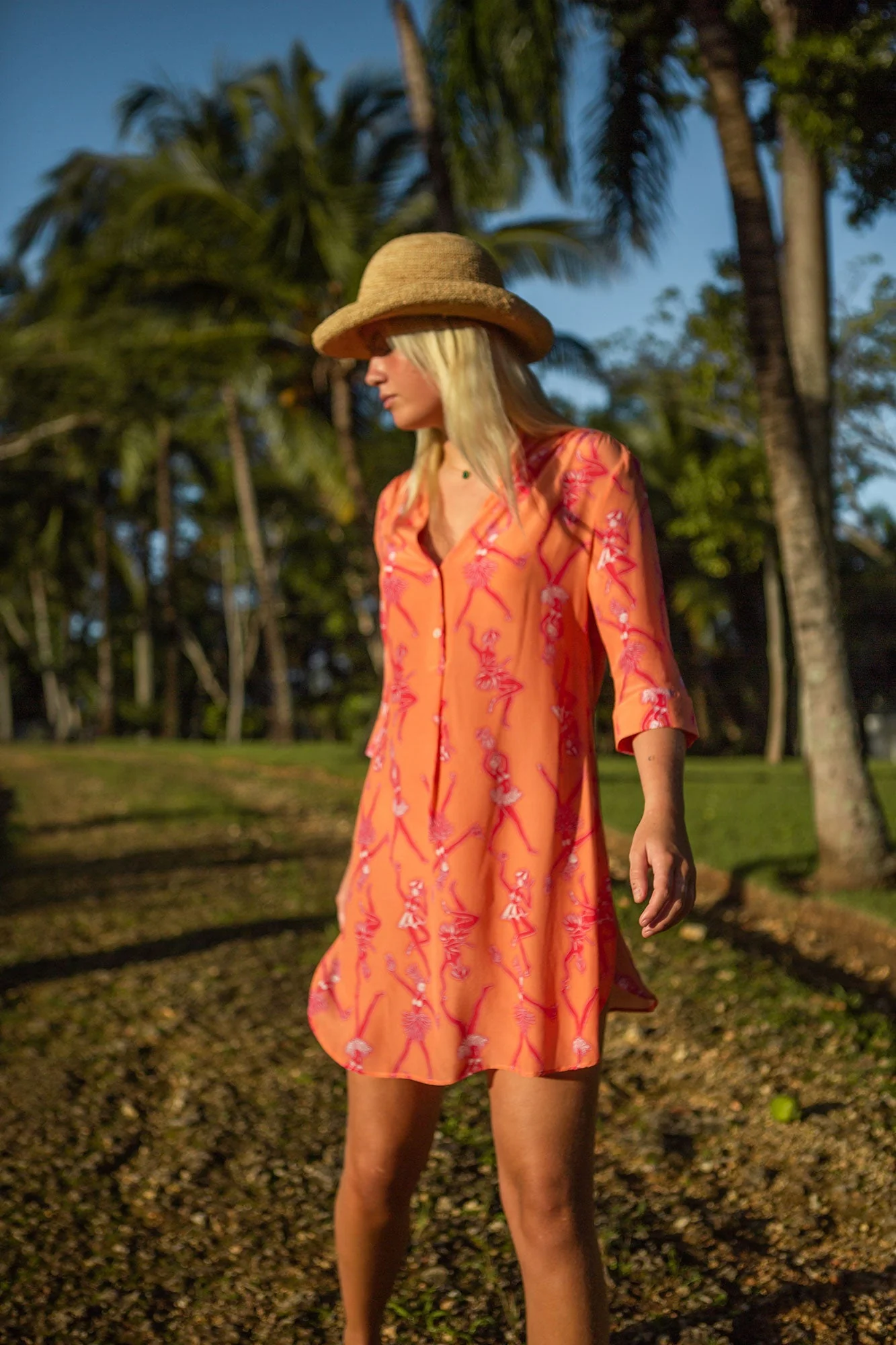 Silk Decima Dress FRUIT PUNCH - Image 4