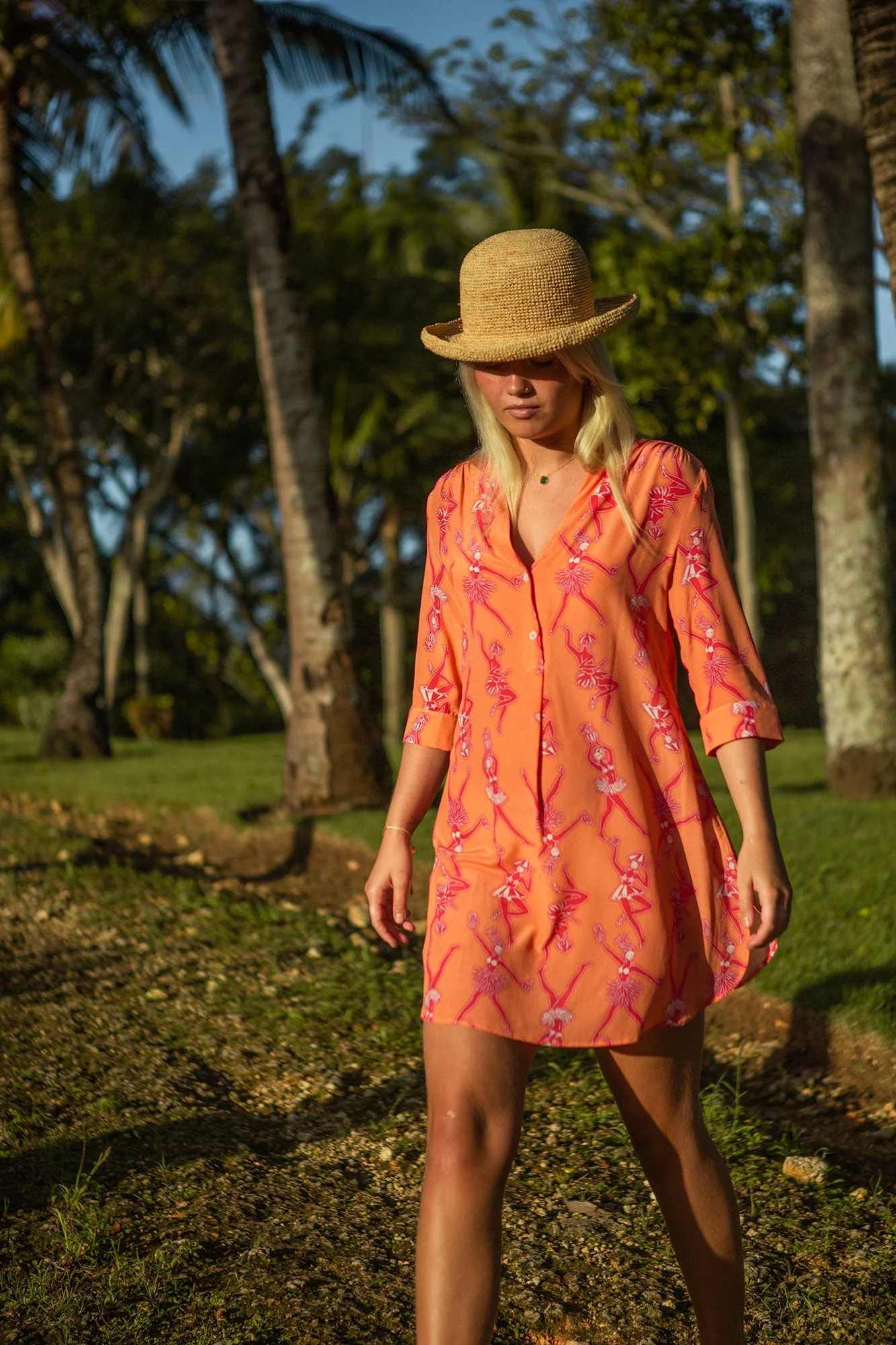 Silk Decima Dress FRUIT PUNCH - Image 5
