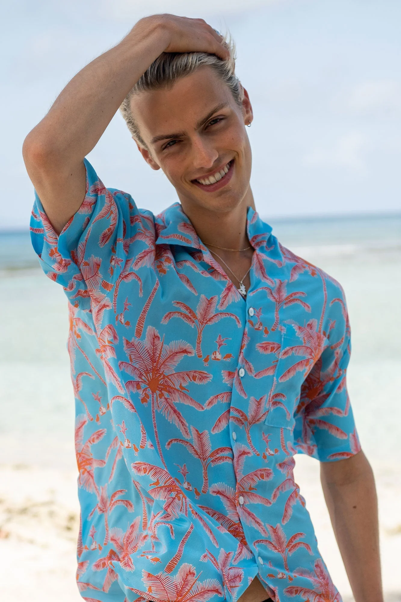 Silk Festival Shirt PLANTATION - Image 3