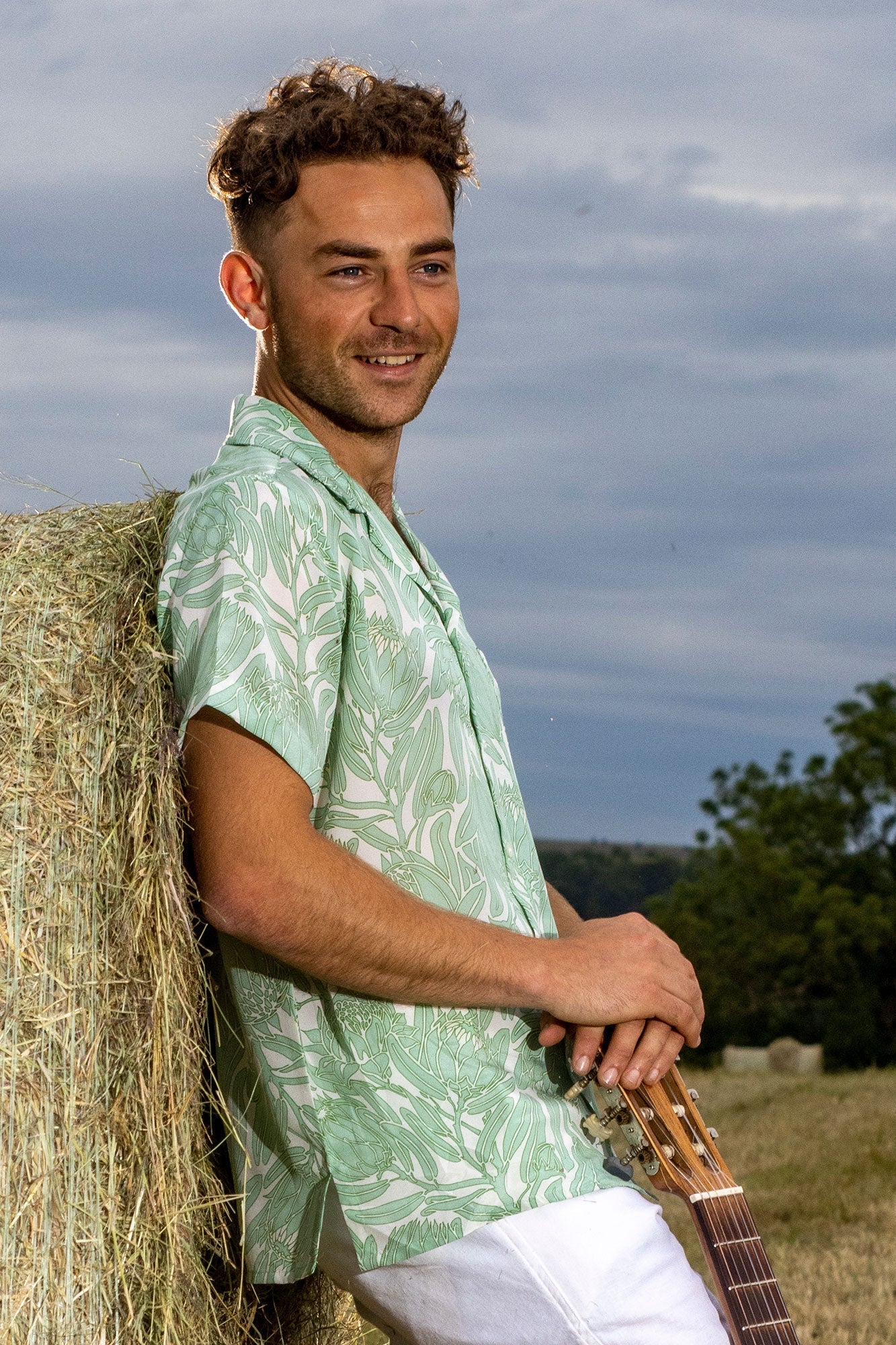Silk Festival Shirt PROTEA - Image 3