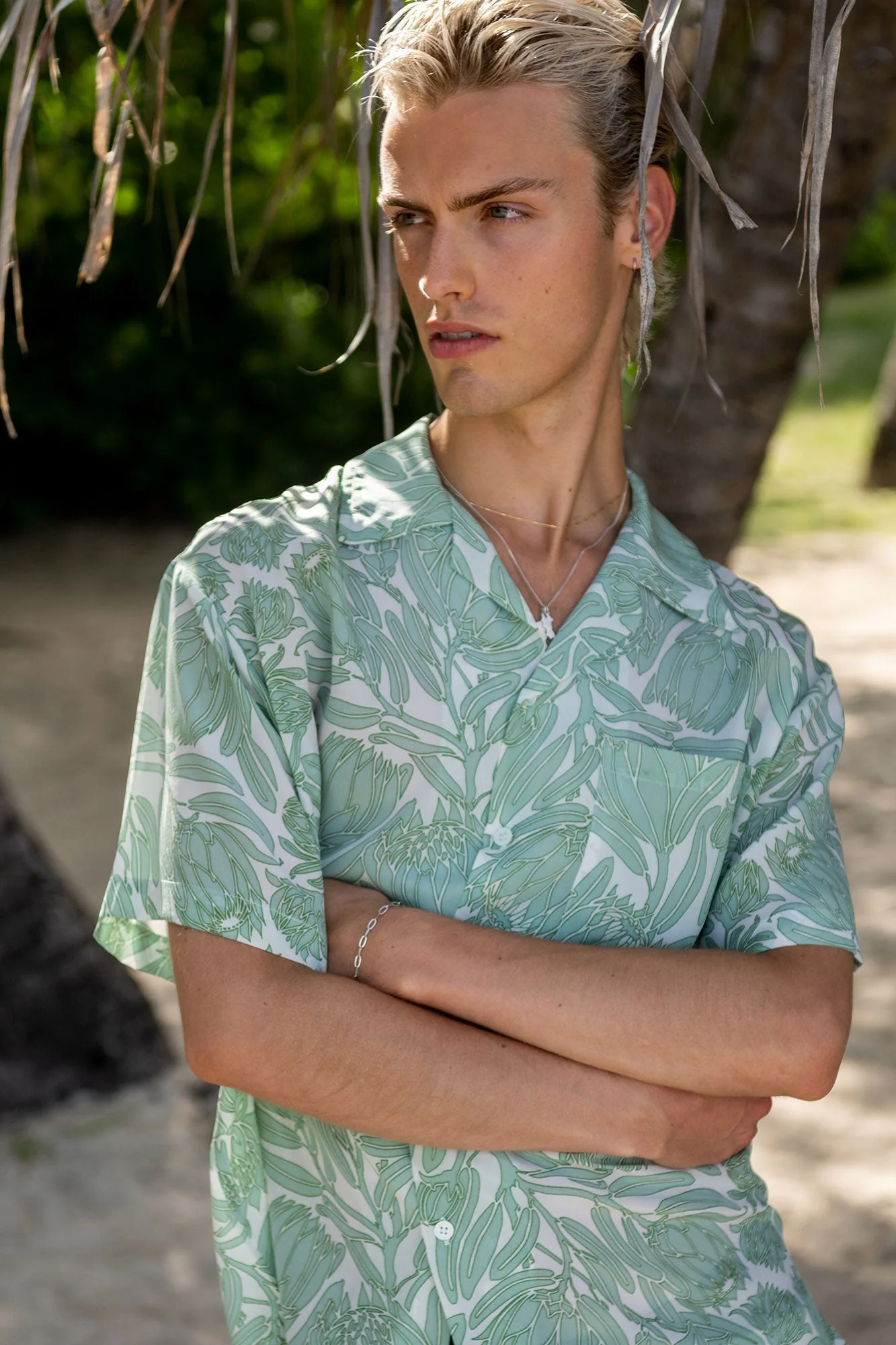 Silk Festival Shirt PROTEA - Image 4