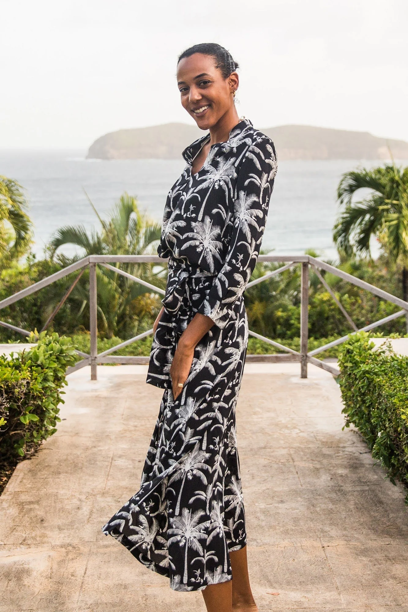 Silk Gabija Palazzo Pants PLANTATION - Image 8