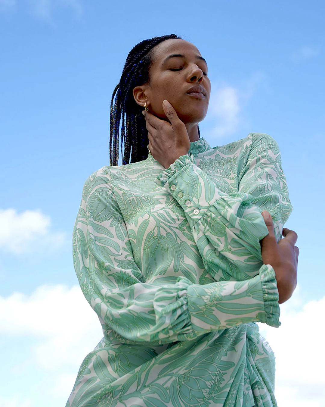 Silk Kelly Blouse PROTEA - Image 4