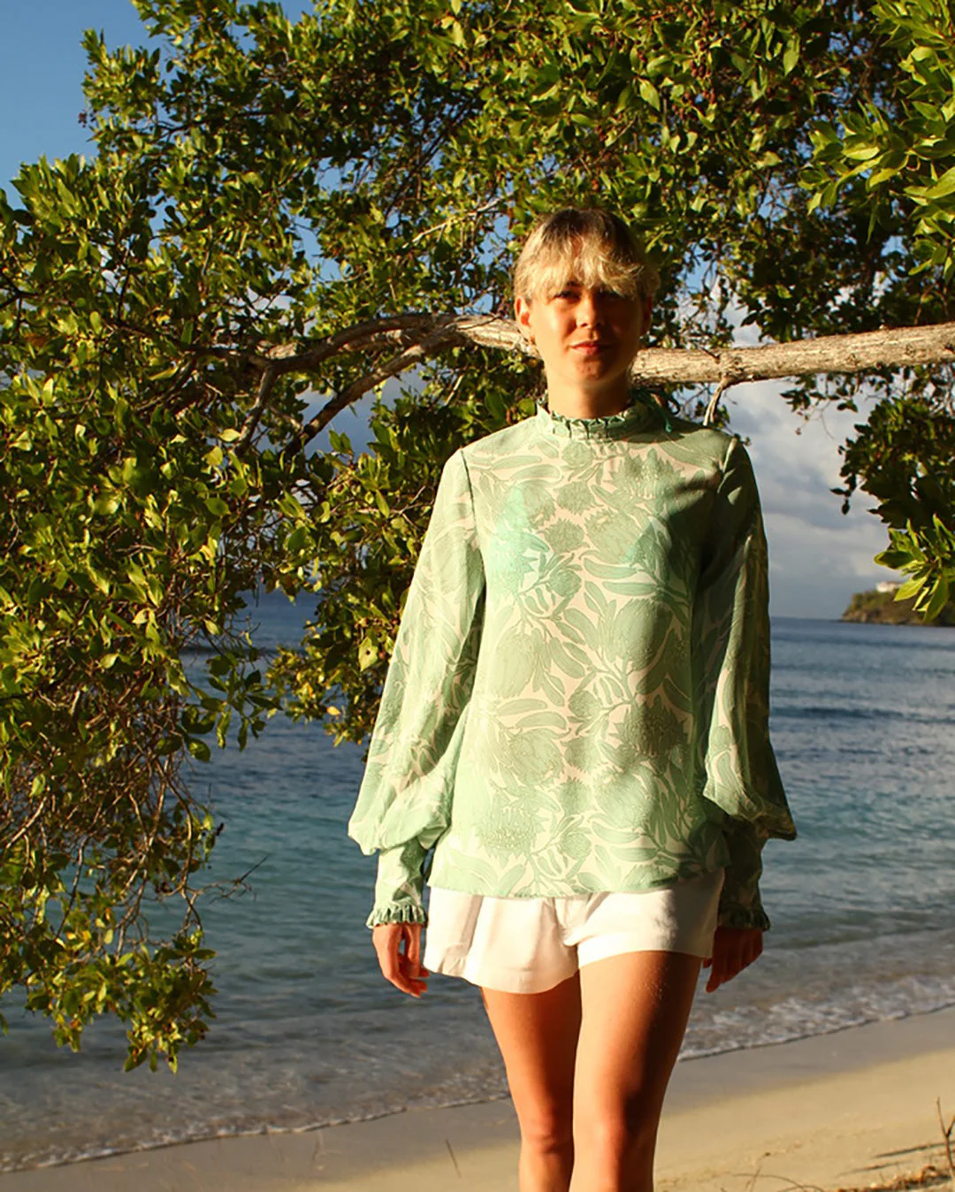 Silk Kelly Blouse PROTEA - Image 7