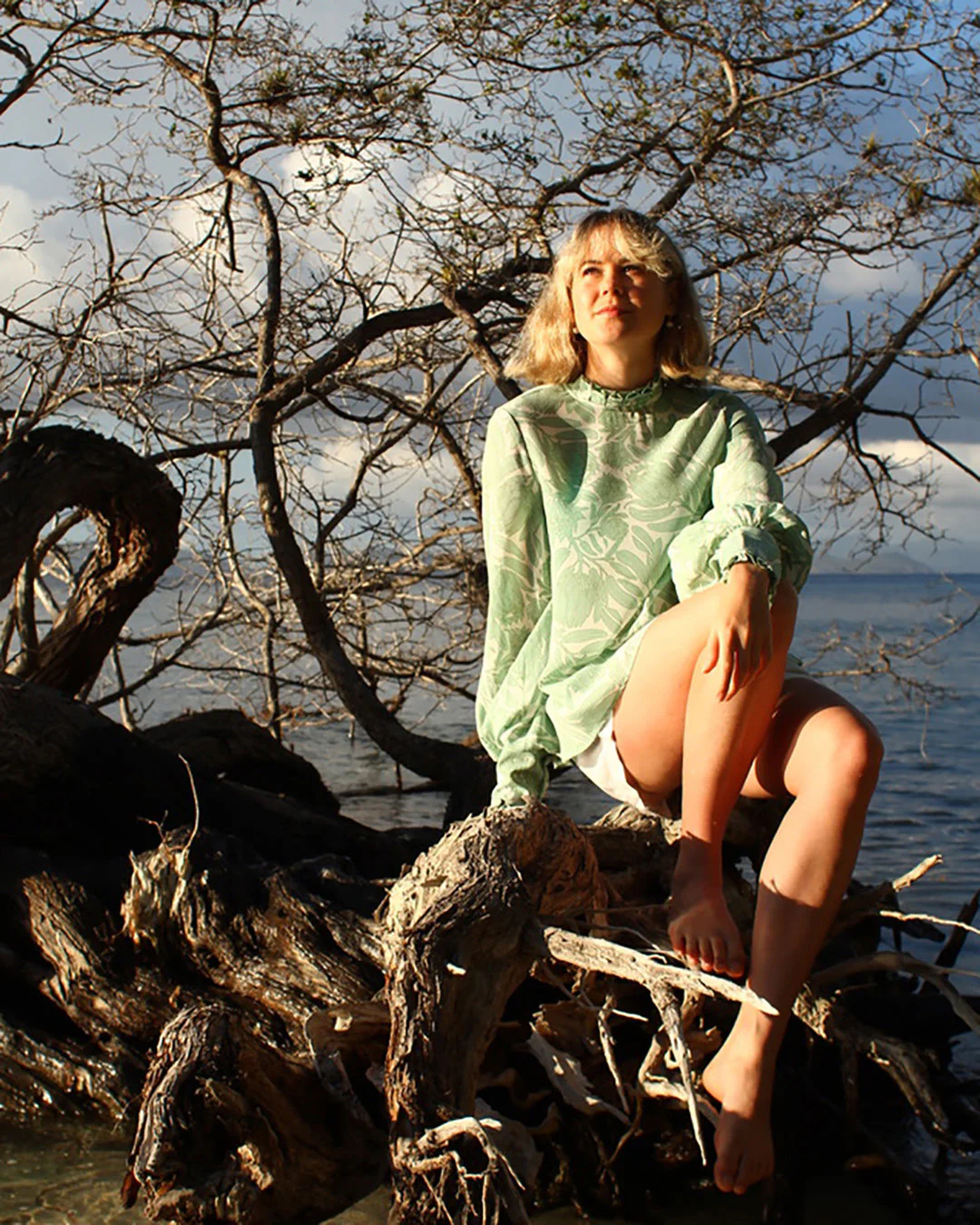 Silk Kelly Blouse PROTEA - Image 9