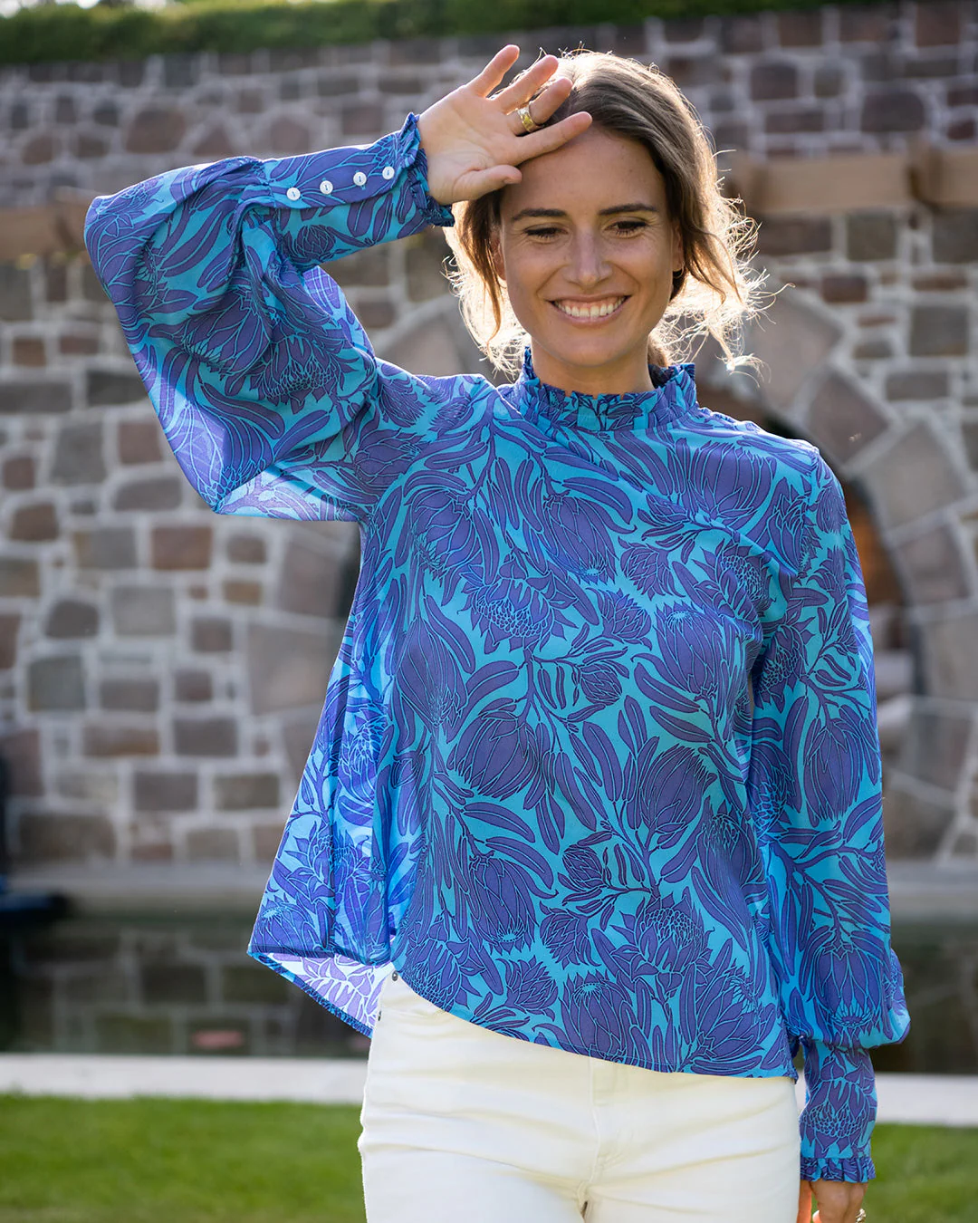 Silk Kelly Blouse PROTEA - Image 7