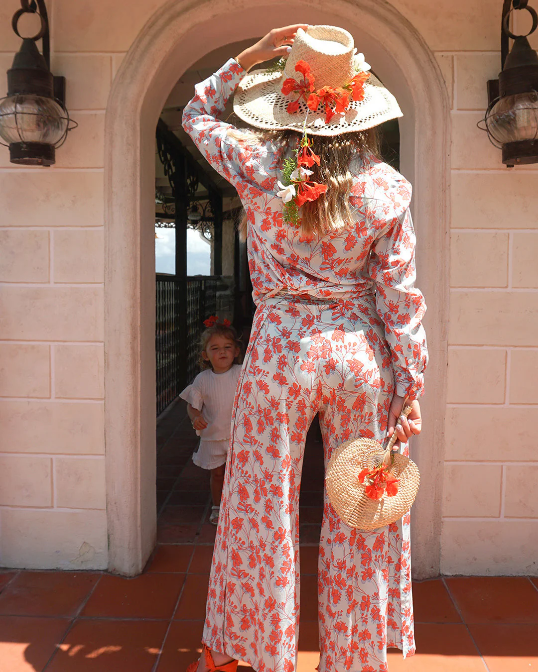 Silk Kim Blouse FLAMBOYANT FLOWER - Image 9