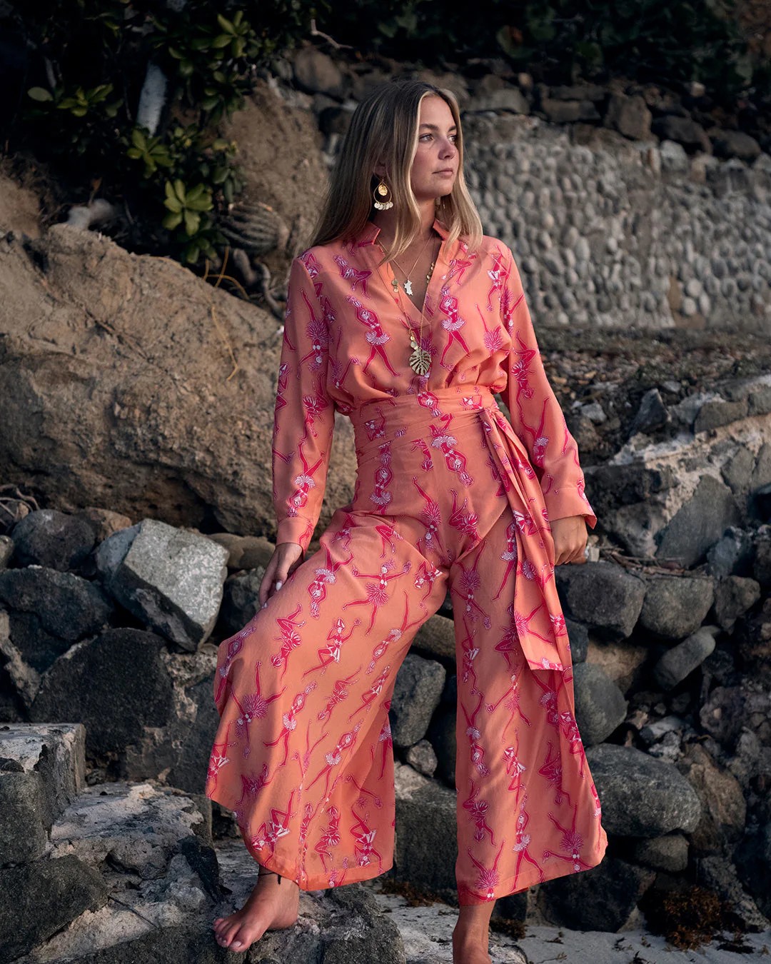 Silk Kim Blouse FRUIT PUNCH - Image 4