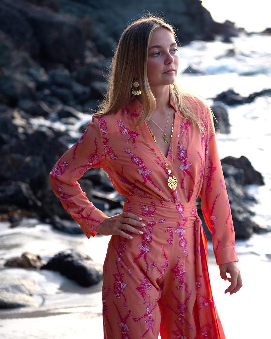 Silk Kim Blouse FRUIT PUNCH - Image 6