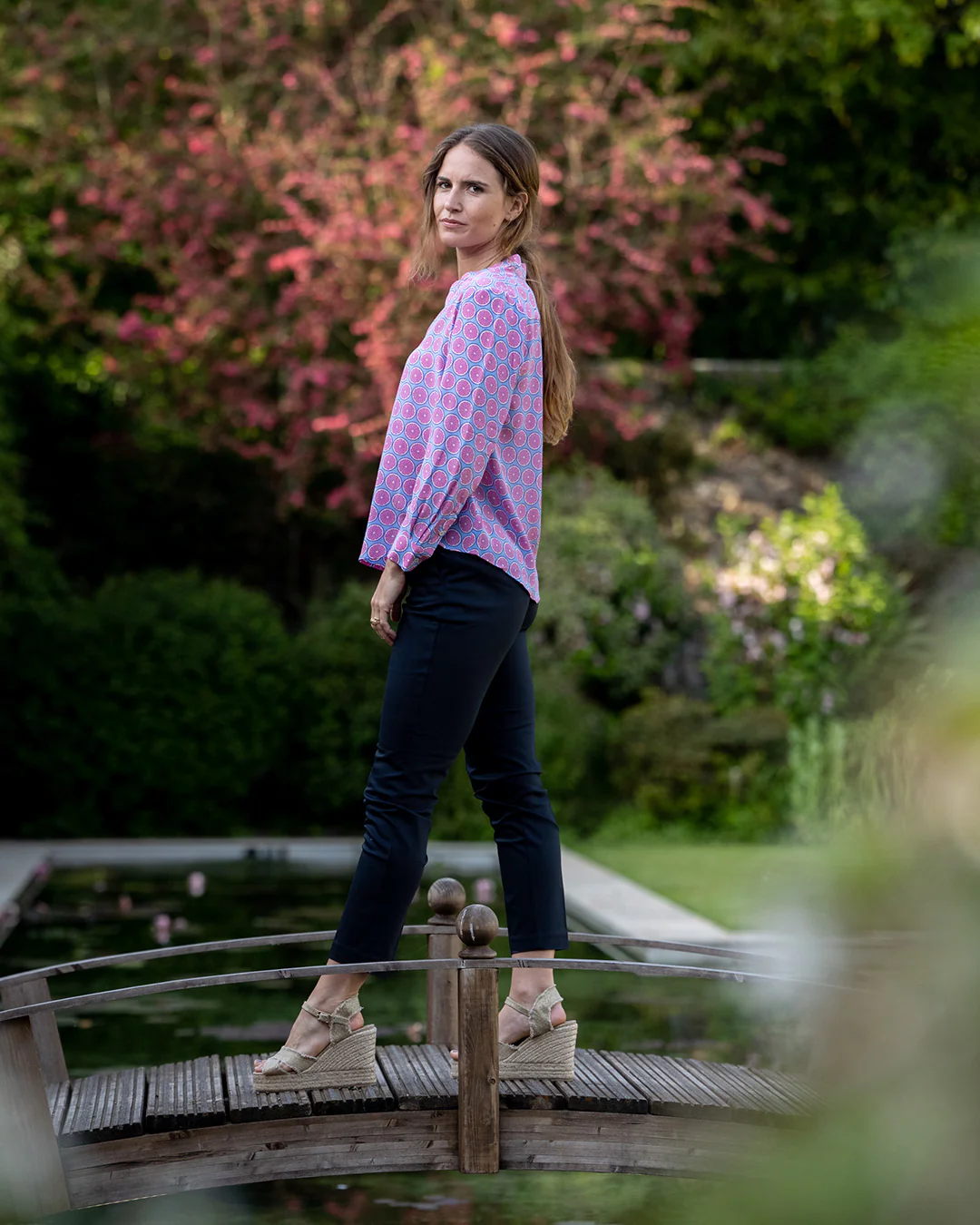 Silk Kim Blouse LIME SLICE - Image 3