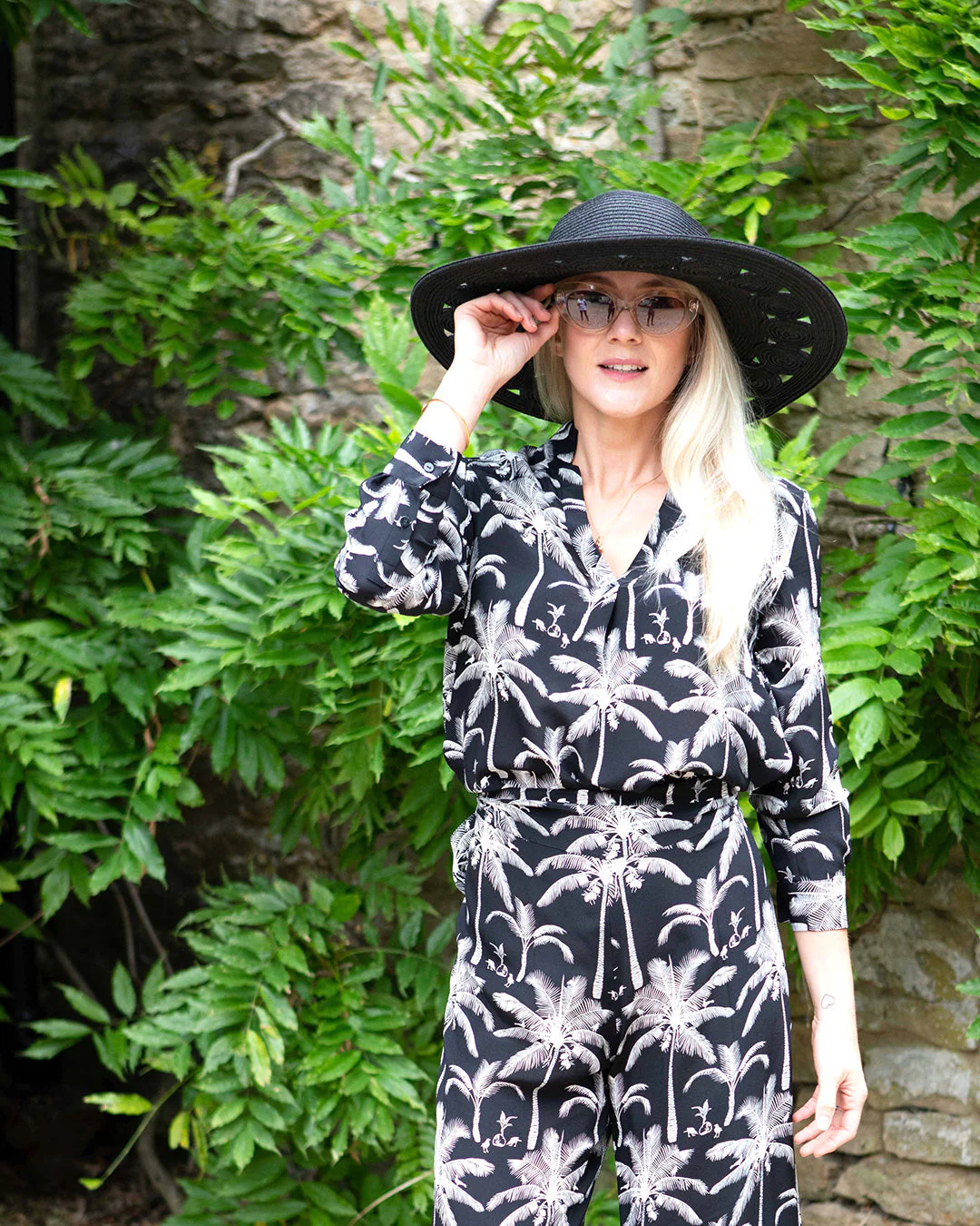 Silk Kim Blouse PLANTATION - Image 8