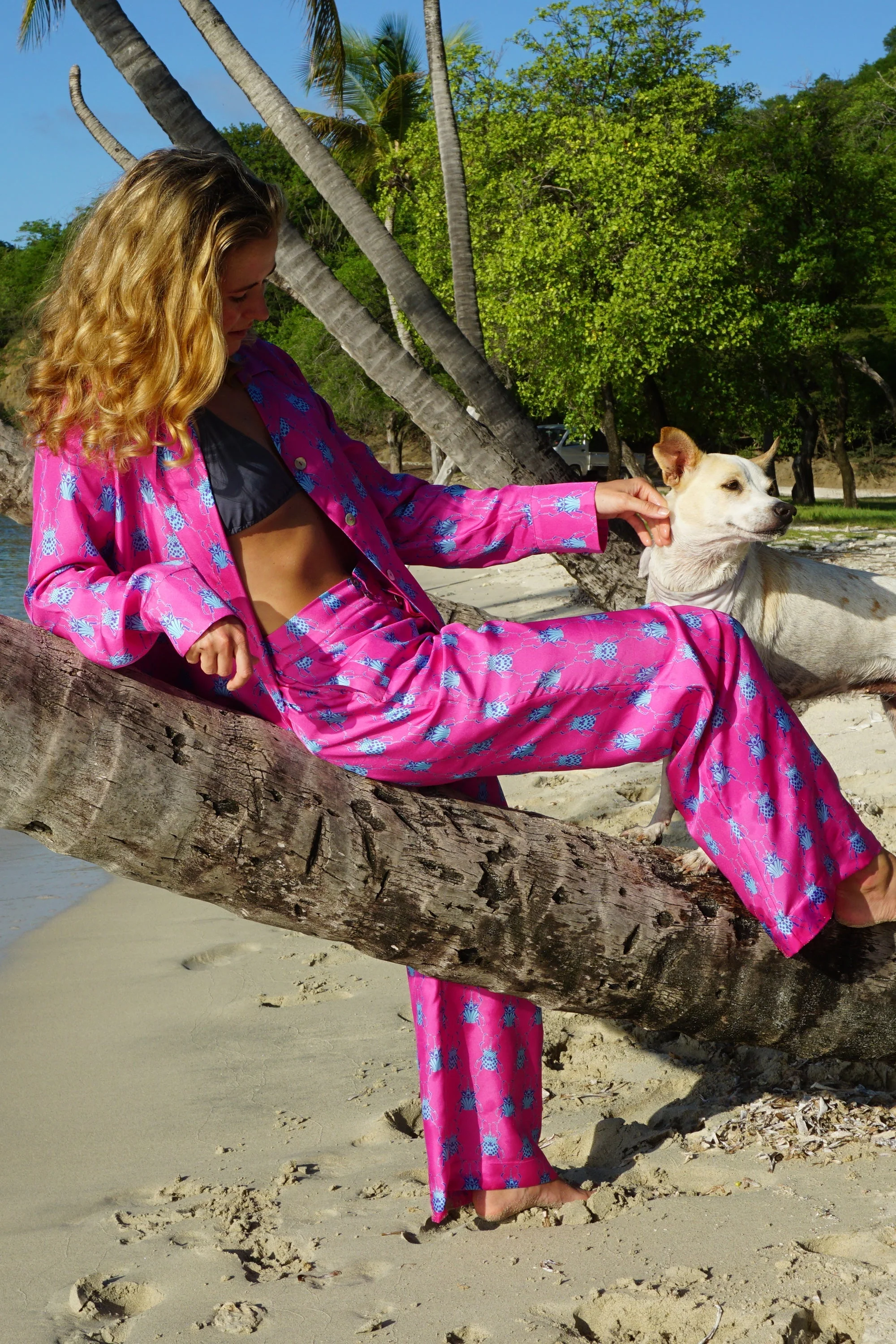 Silk Pajamas BEETLE - Image 9