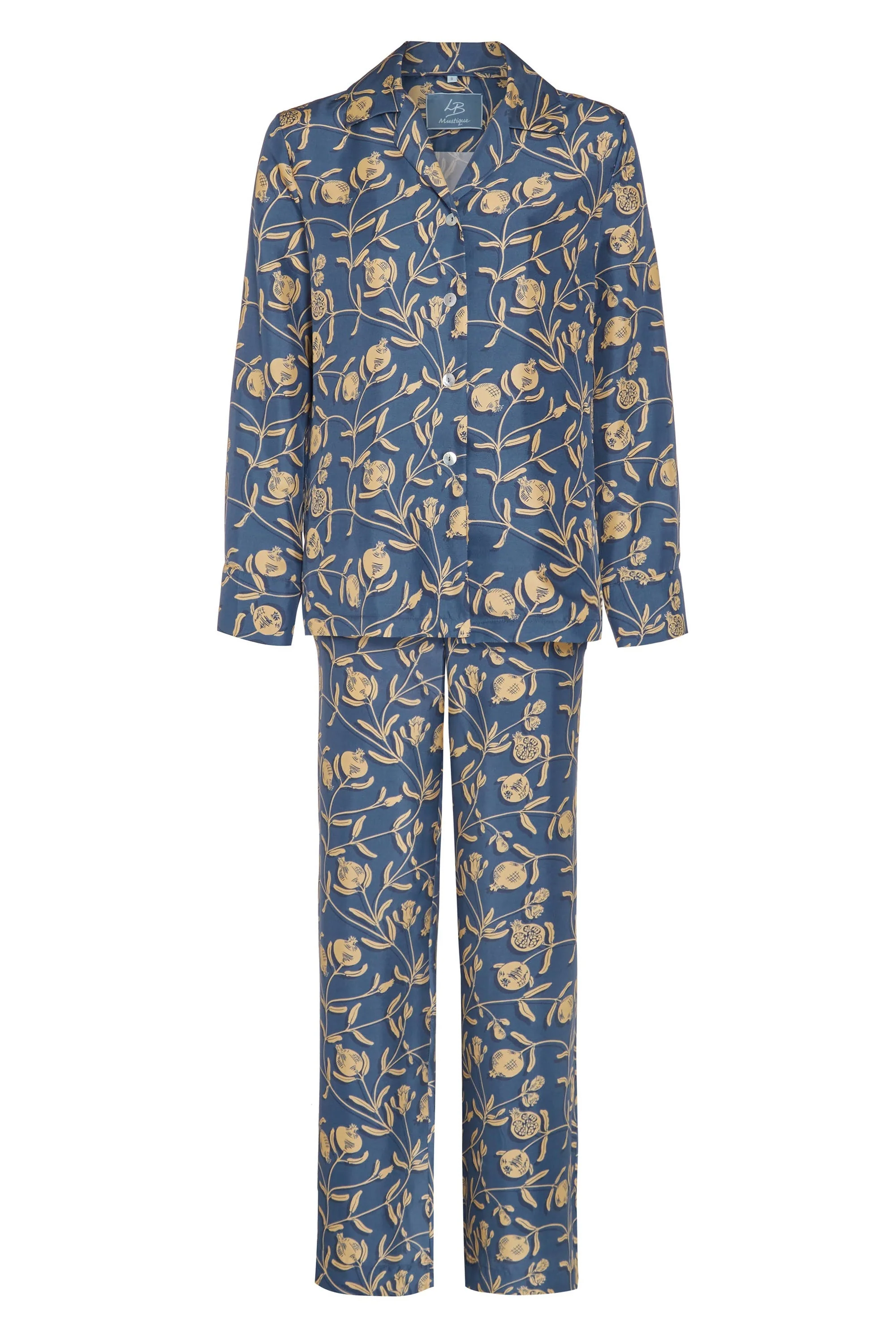 Silk Pajamas POMEGRANATE - Image 11