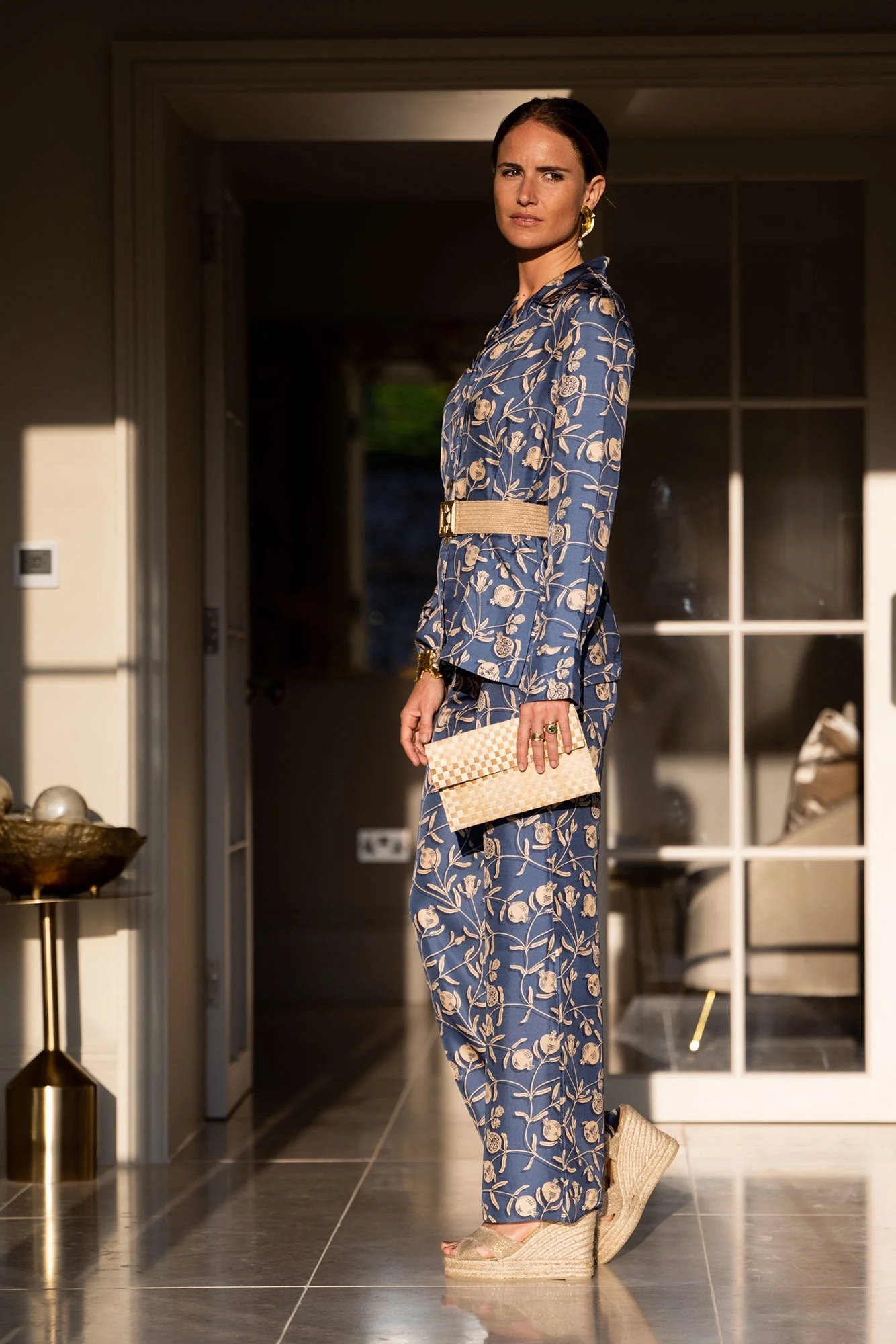 Silk Pajamas POMEGRANATE - Image 4