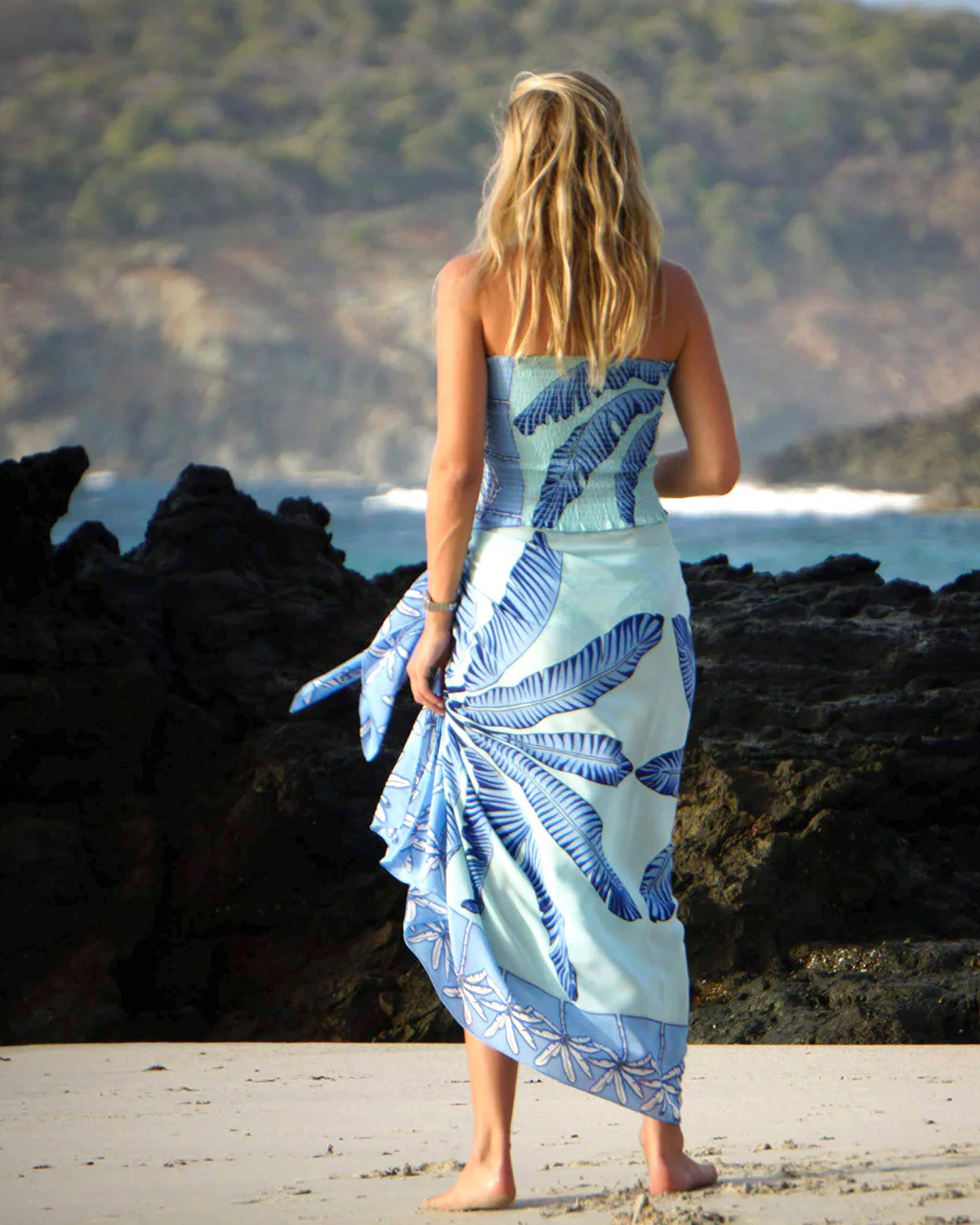 Silk Ruffle Bandeau Top BANANA TREE - Image 6