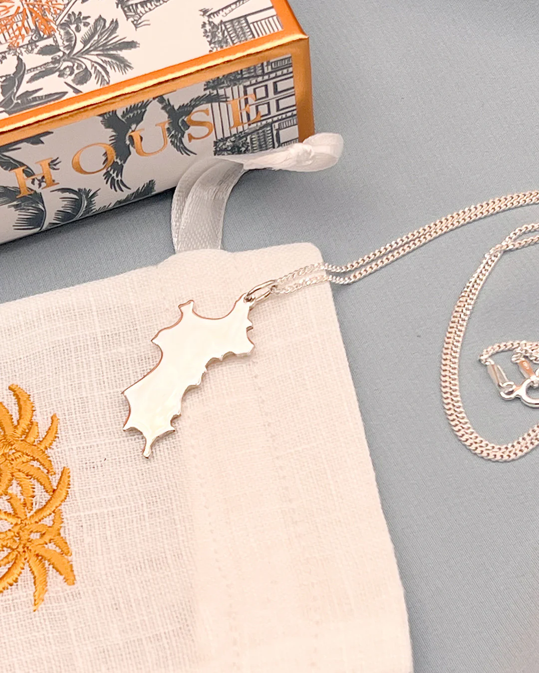 Sterling Silver Mustique Island Pendant - Image 7