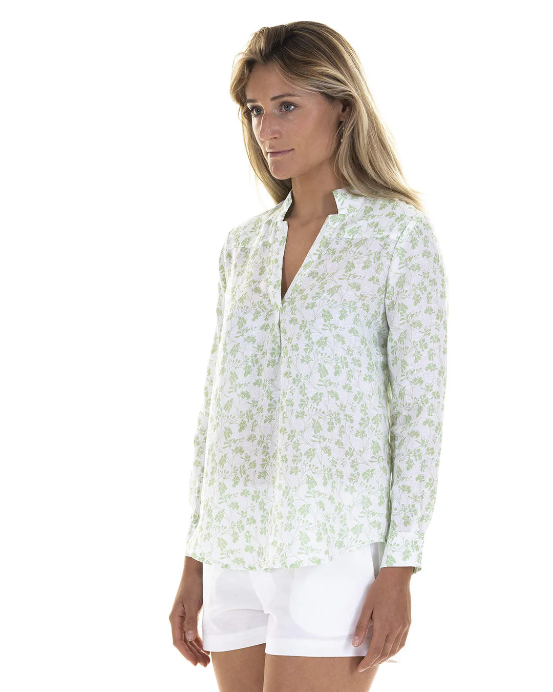 Linen Shirt FLAMBOYANT FLOWER - Image 4